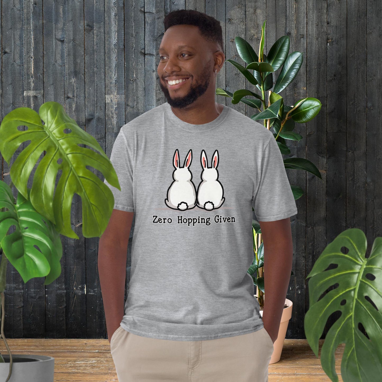 Zero Hopping Given | Funny Rabbit T-Shirt