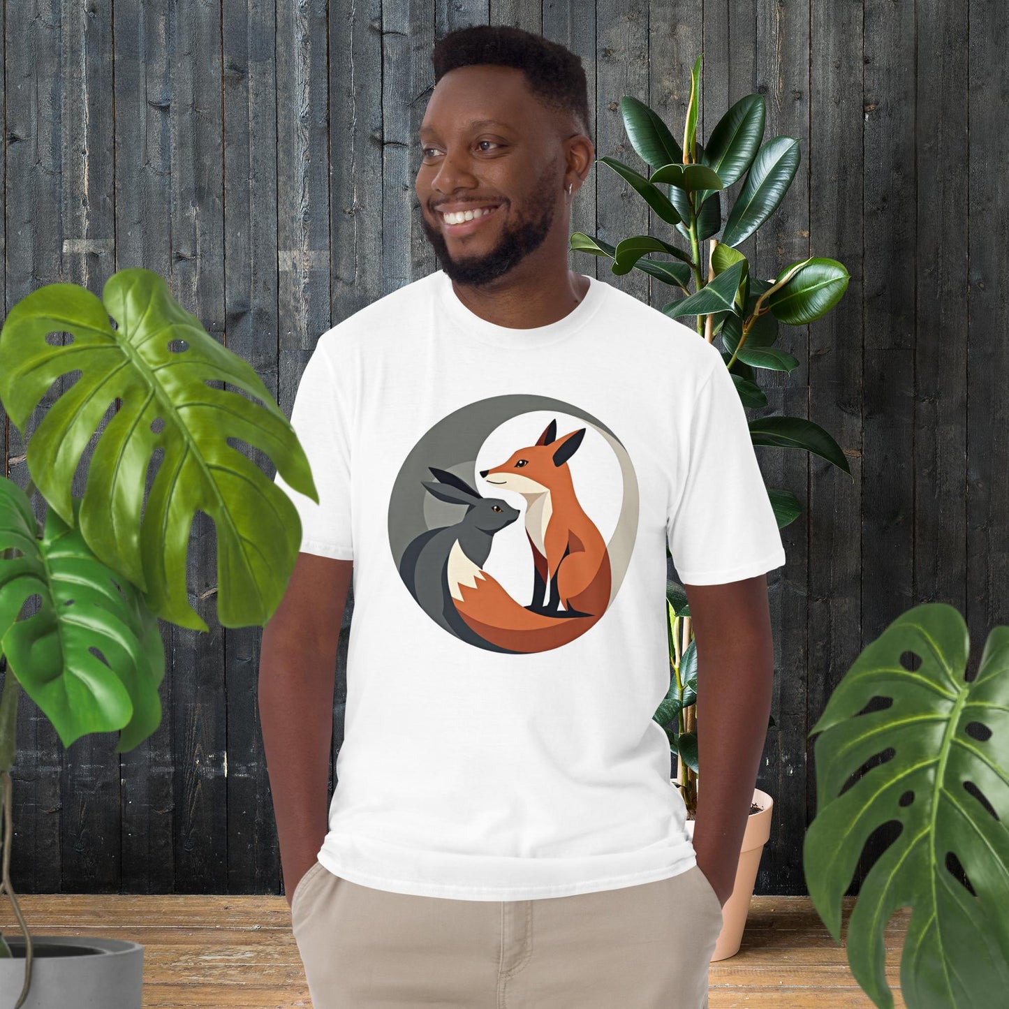 Woodland Animal | Fox and Hare T-Shirt