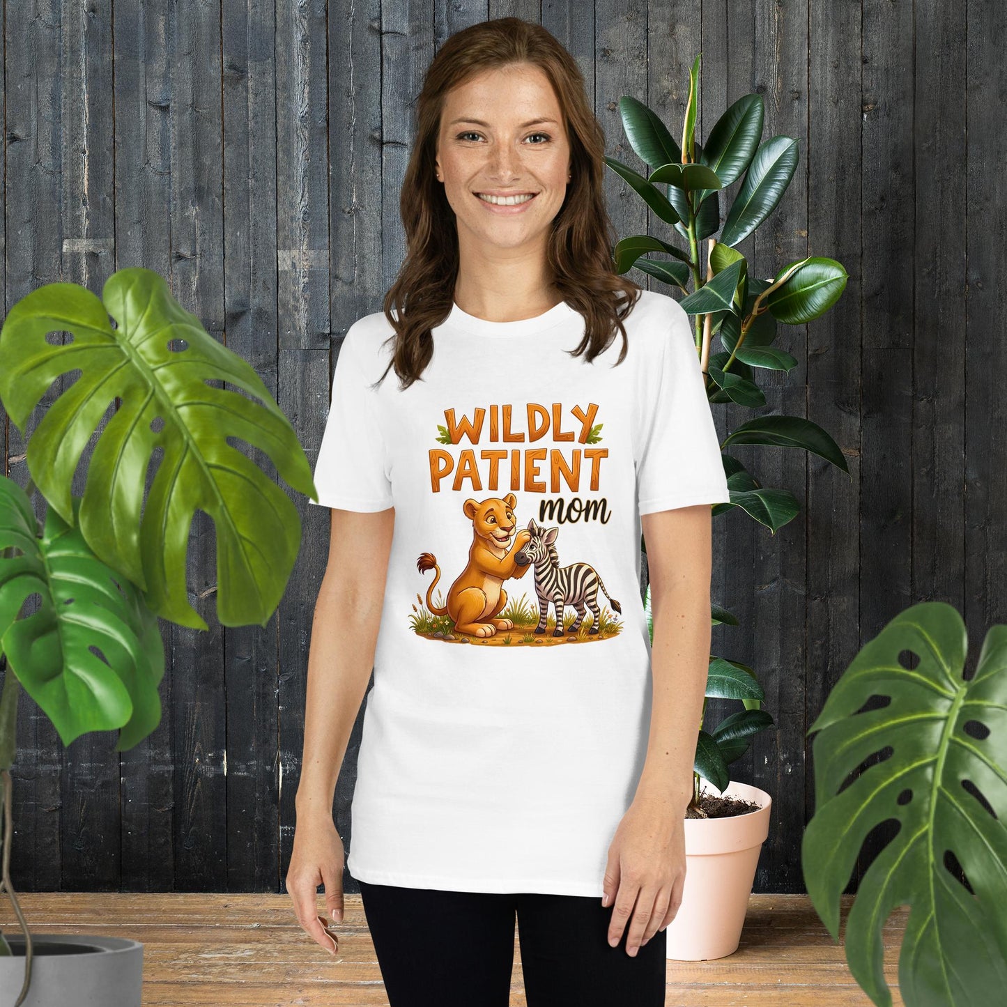 Mãe Extremamente Paciente | Camiseta Engraçada do Dia da Mãe Vida Selvagem