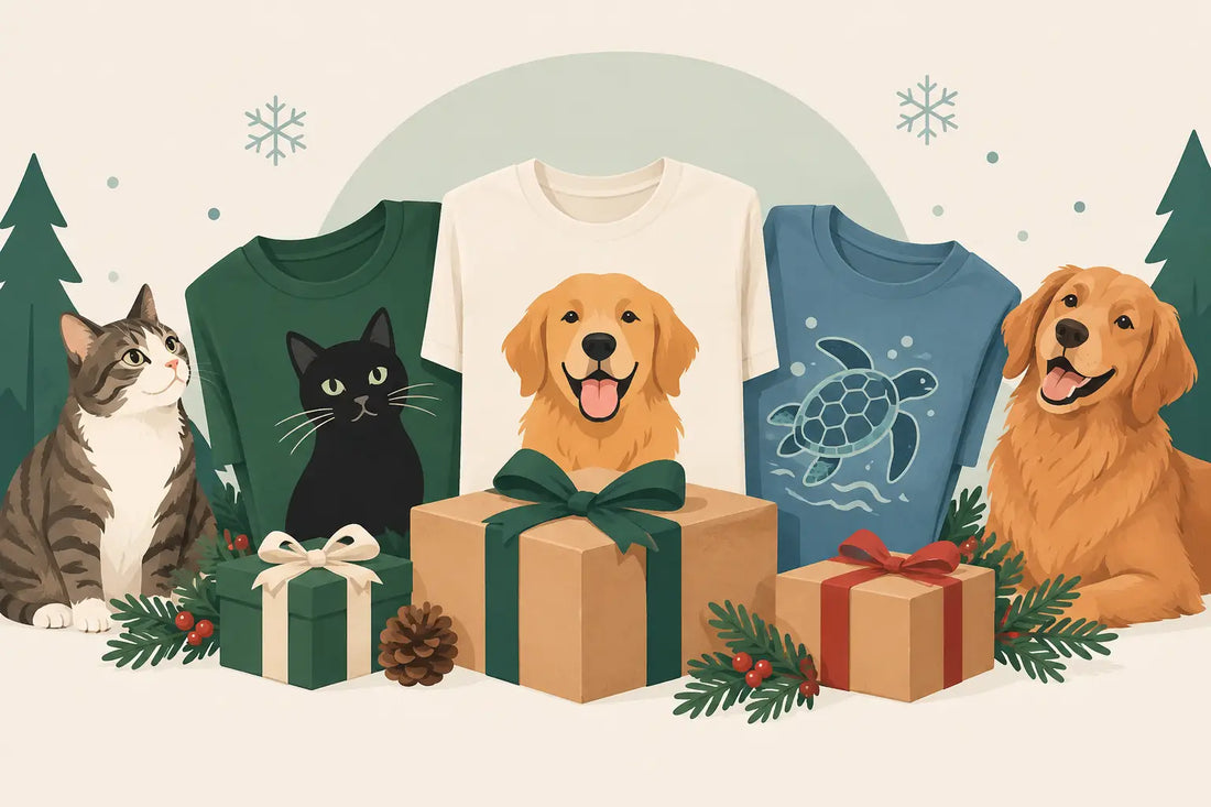 Seasonal T Shirt Gift Guide for Animal Lovers