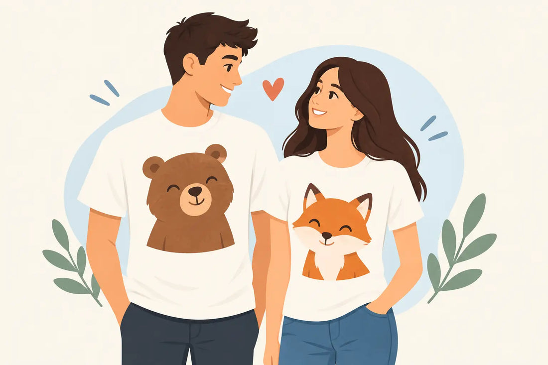 Funny Matching Animal Shirts That Make a Pair