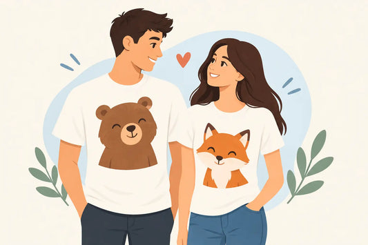Funny Matching Animal Shirts That Make a Pair