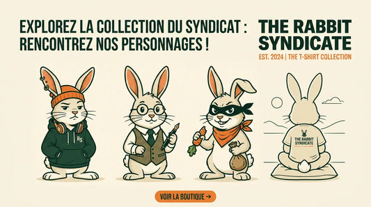 The Rabbit Syndicate: Funny Graphic Tees for Every Bunny Personality