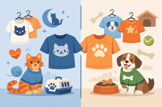 Cat Shirts vs Dog Shirts for Every Pet Personality