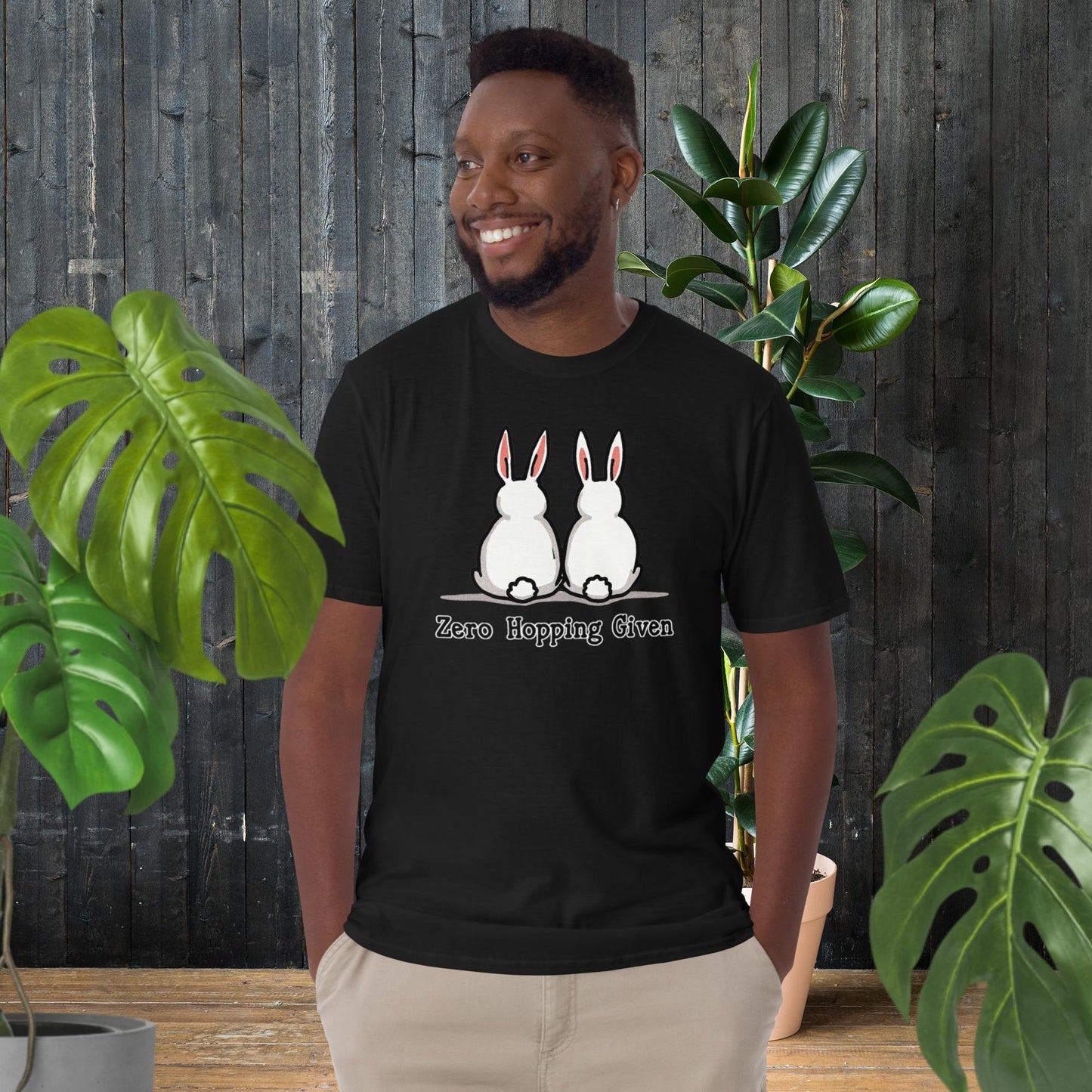 Zero Hopping Given | Funny Rabbit T-Shirt