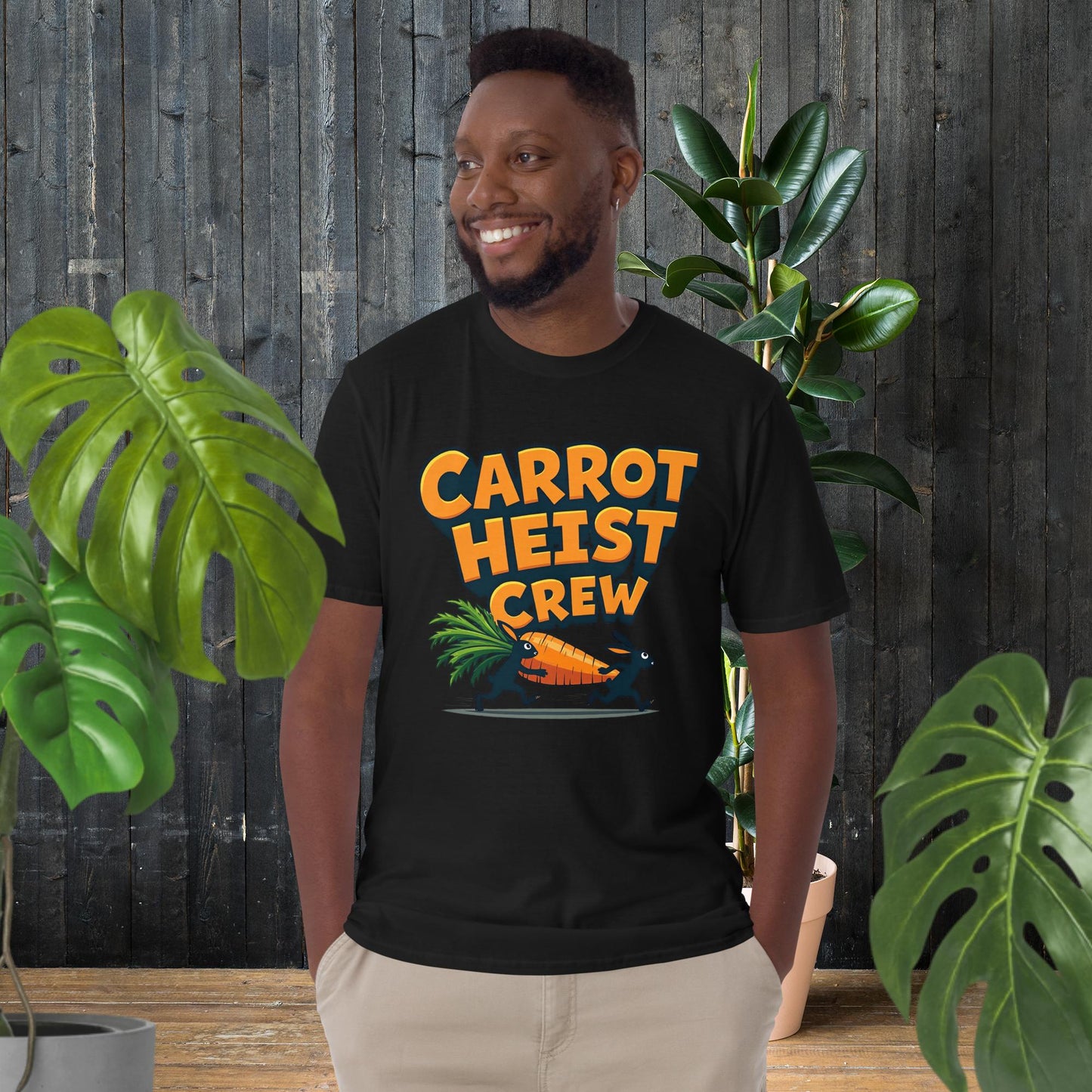 Équipe de Vol de Carottes | T-shirt Lapin Amusant et Énergique