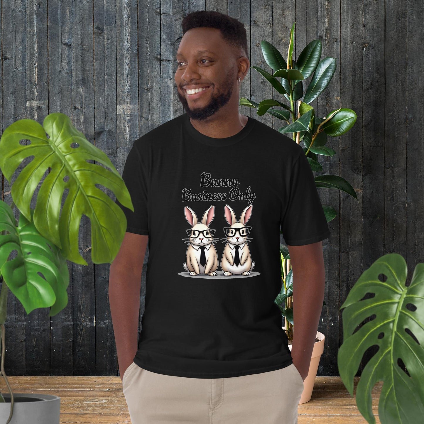 Lapins uniquement | T-shirt professionnel amusant avec un lapin