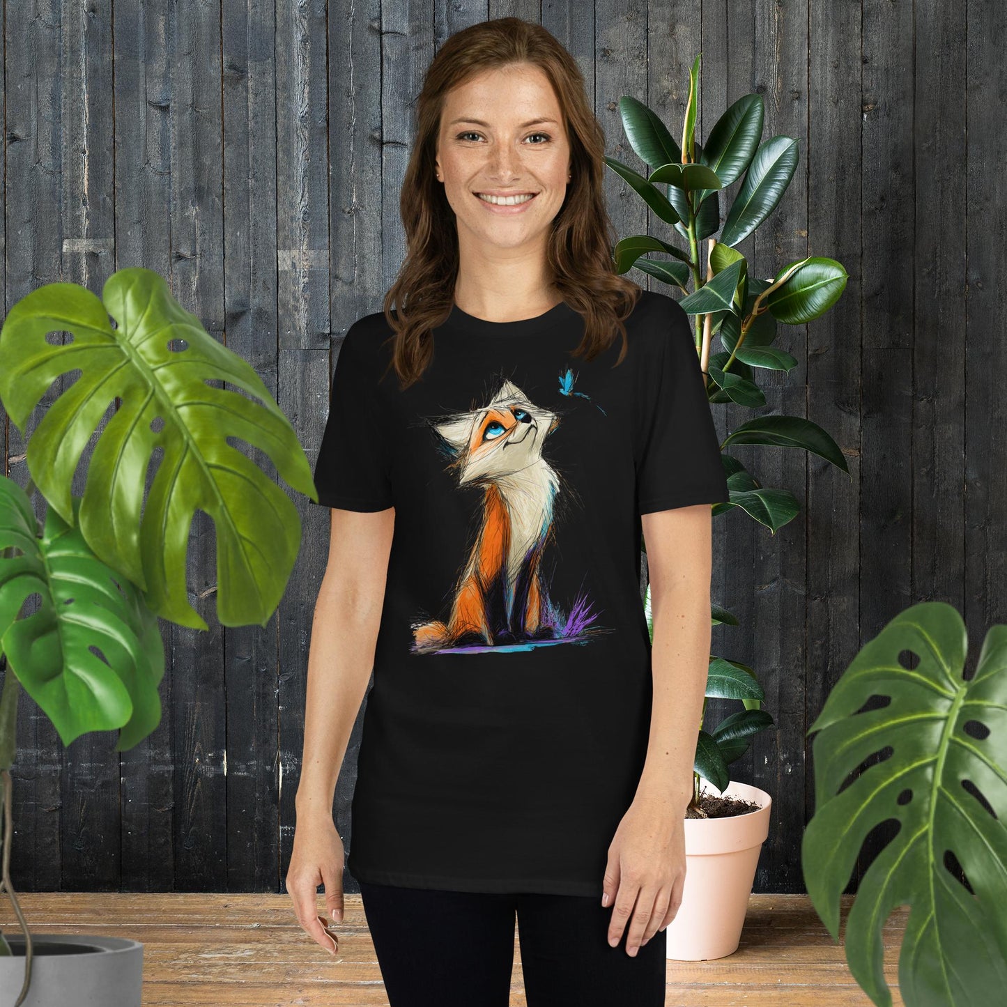 Wild at Heart | Whimsical Fox T-Shirt
