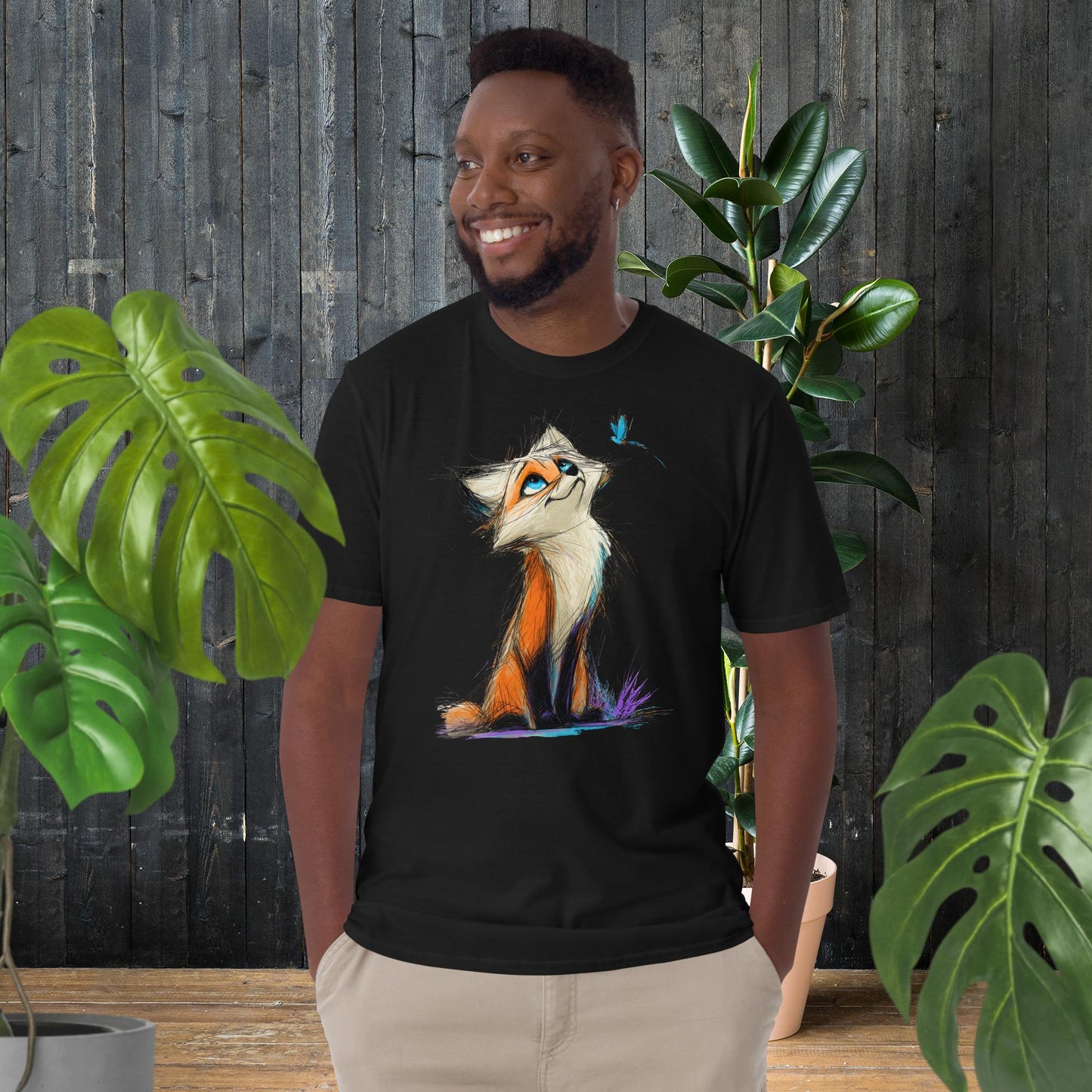 Wild at Heart | Whimsical Fox T-Shirt