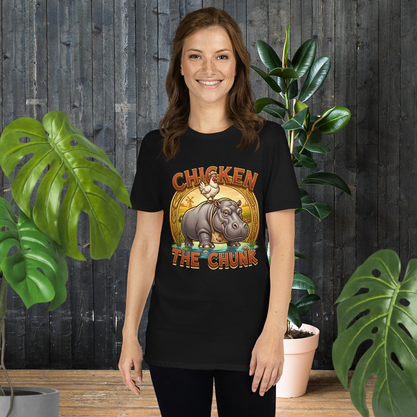 Chicken the Chunk | Chicken and Hippo T-Shirt