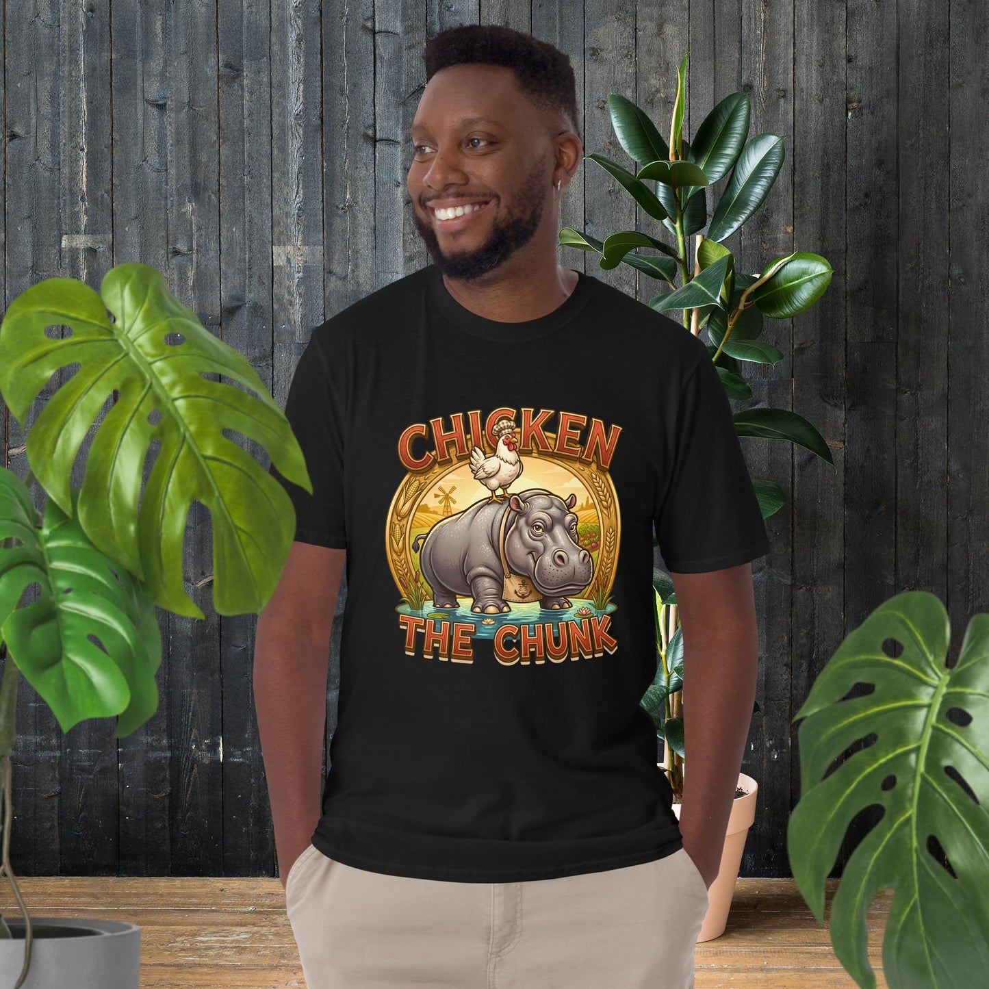 Chicken the Chunk | Chicken and Hippo T-Shirt