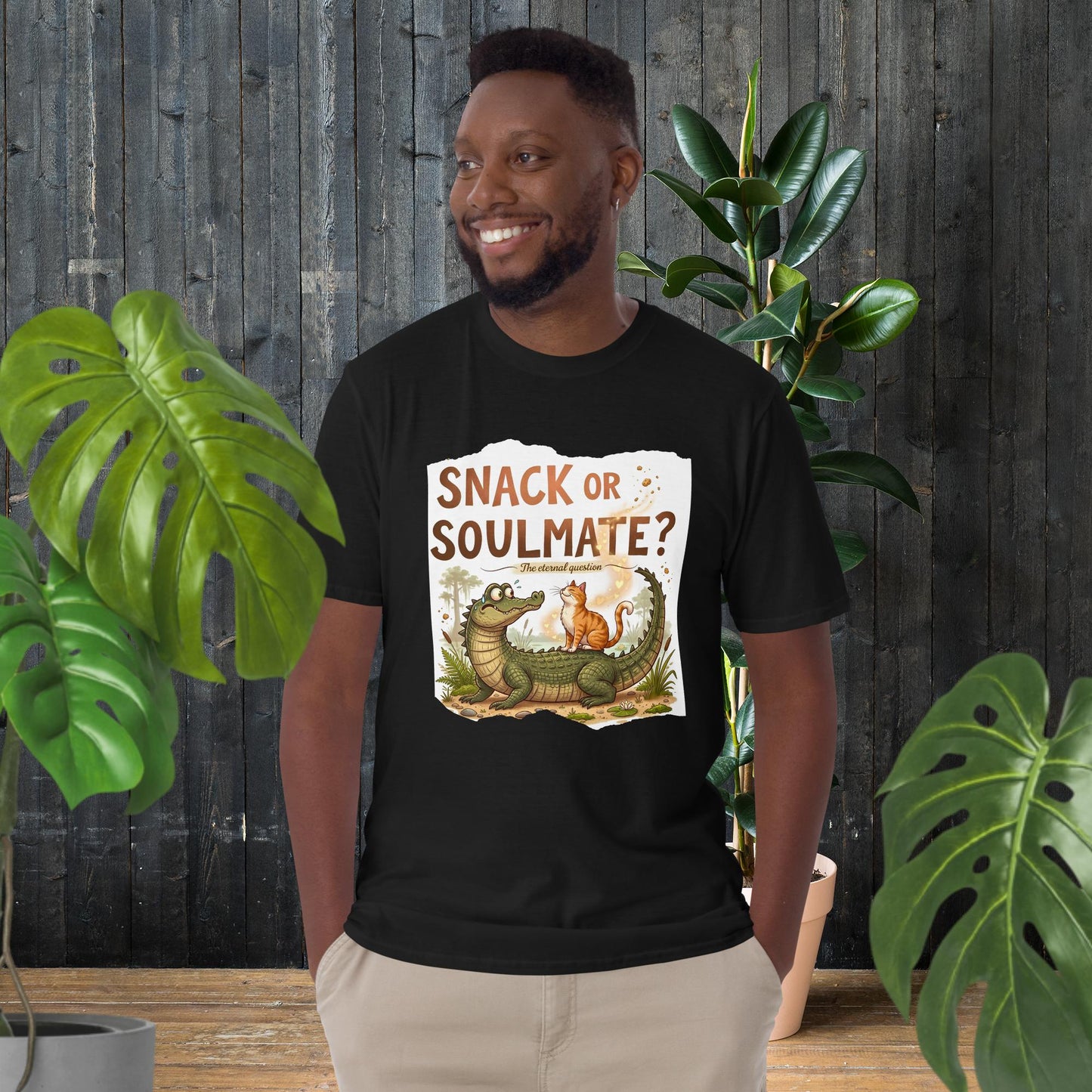 Seelenverwandter oder Snack? | Lustiges Tier-T-Shirt