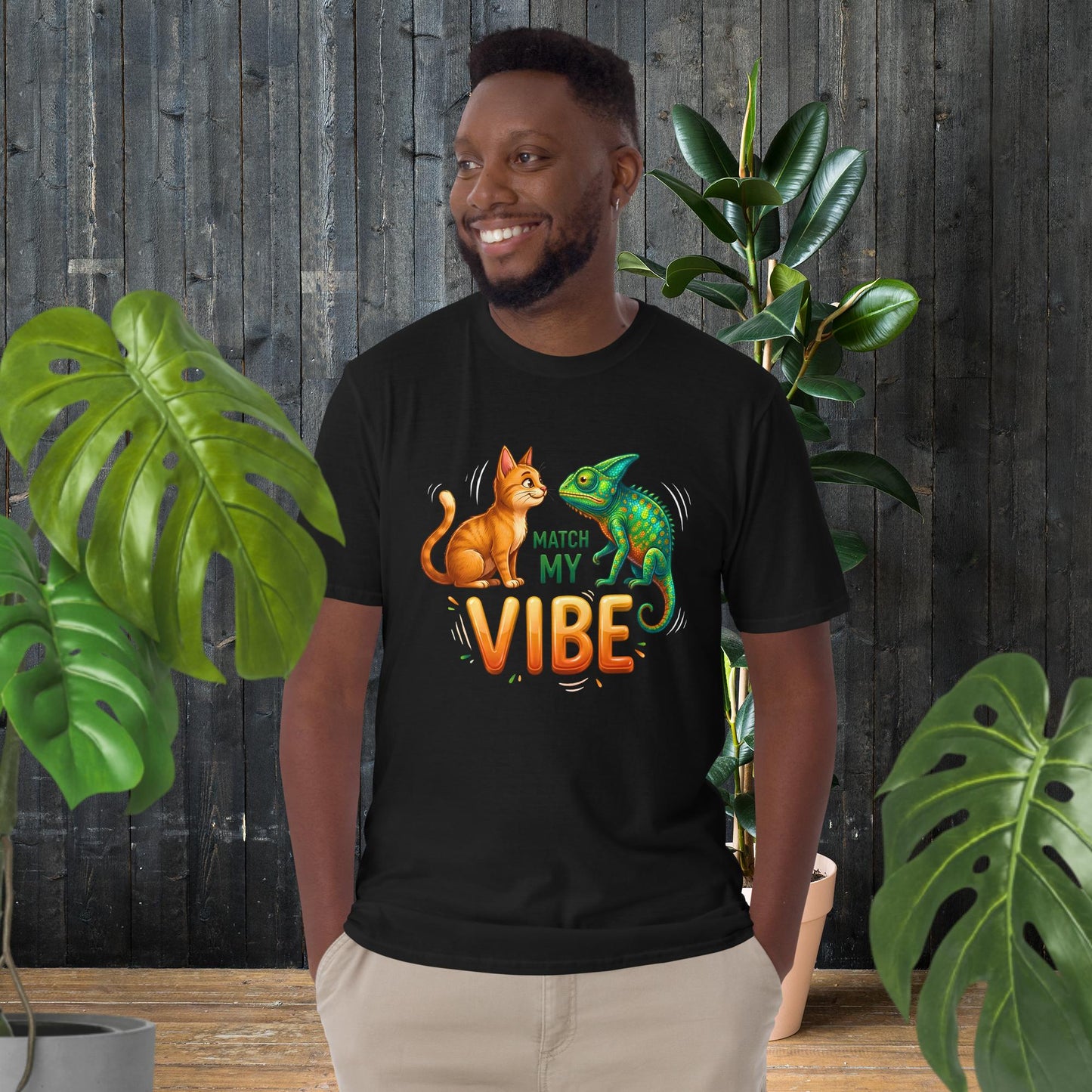 Combina com a Minha Vibe | Camiseta Engraçada de Animal