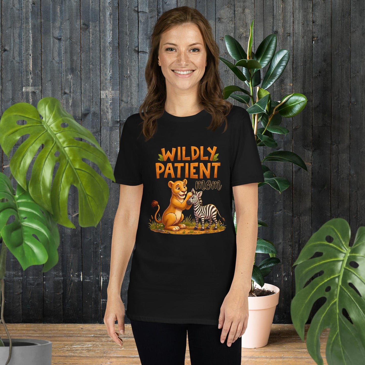 Mãe Extremamente Paciente | Camiseta Engraçada do Dia da Mãe Vida Selvagem