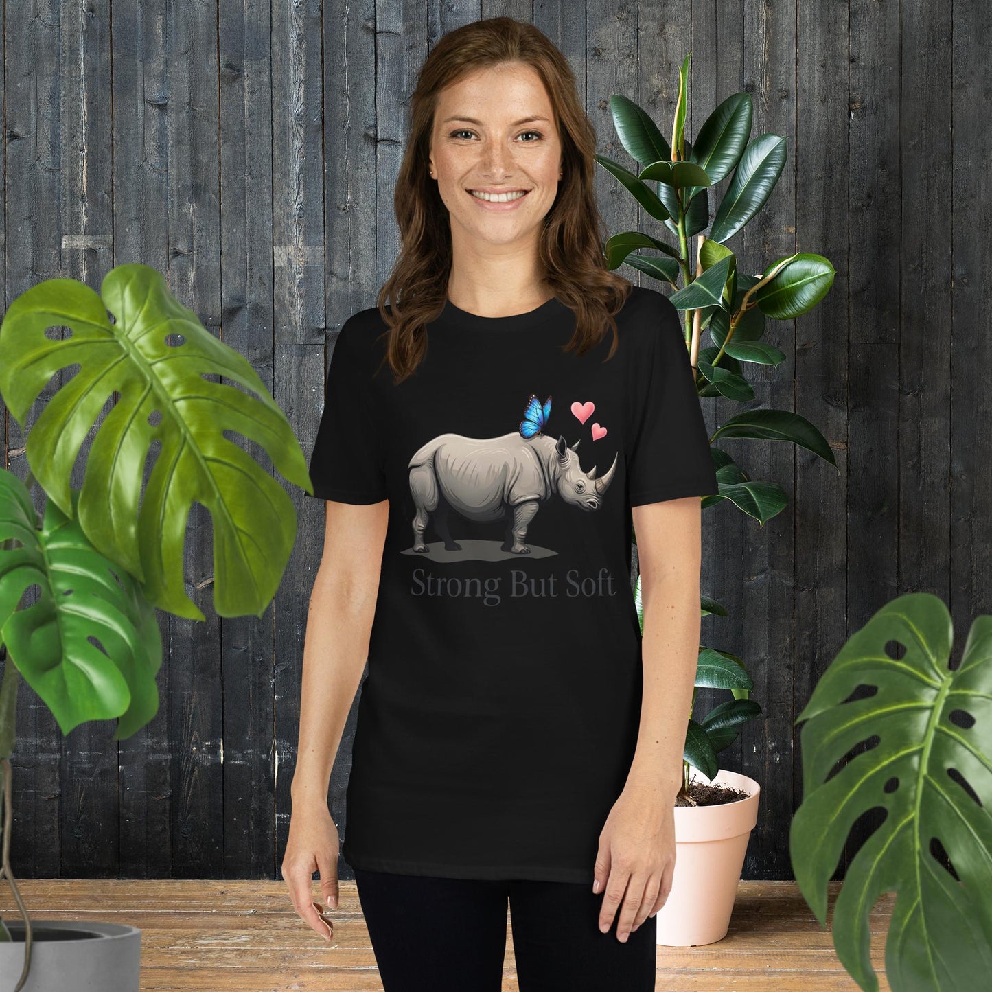 Forte Mas Suave | T-Shirt Significativa para o Dia das Mães de Rinoceronte