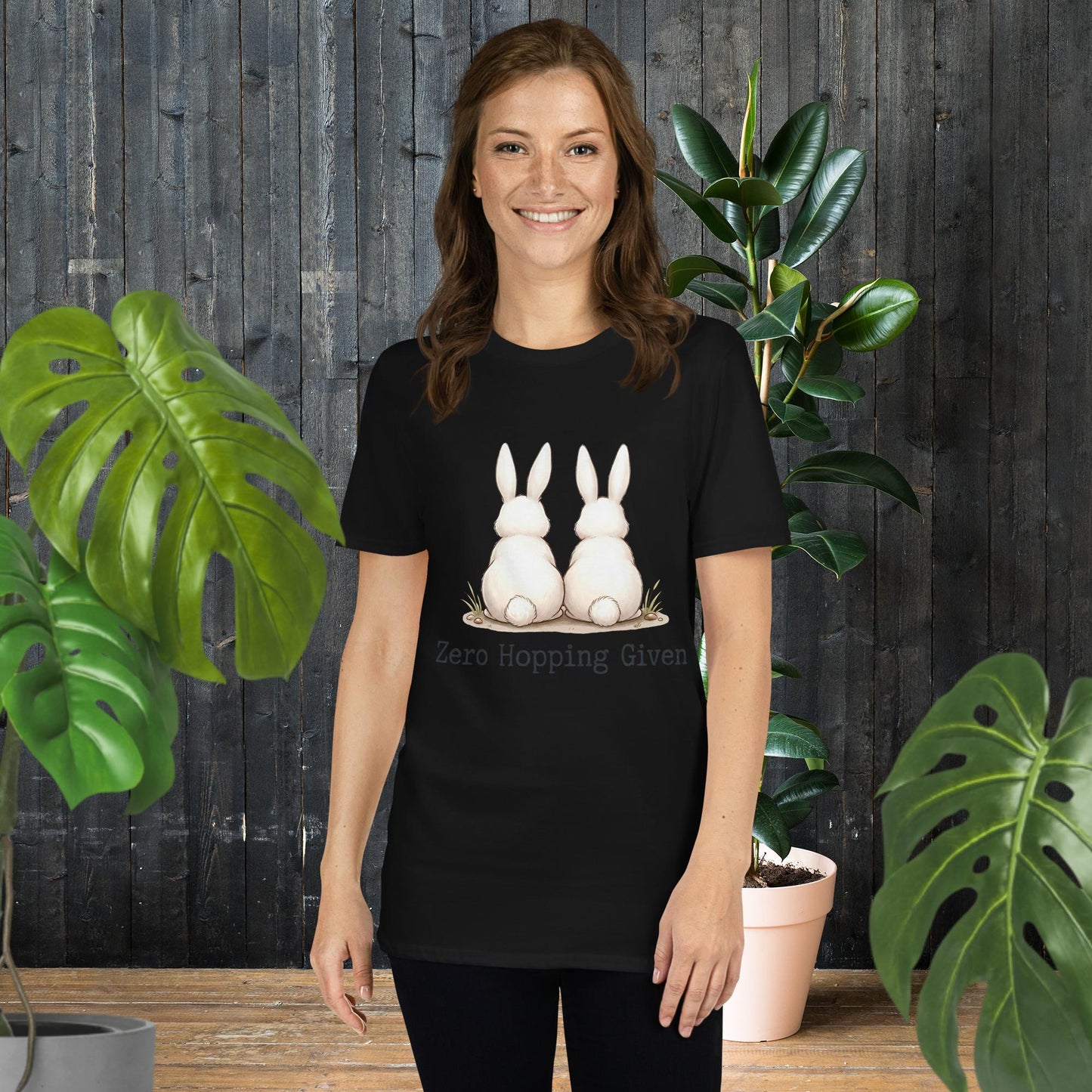 Zero Hopping Given | Lustiges Hasen-T-Shirt