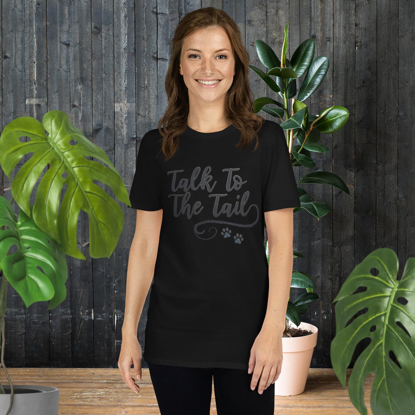 Fala Com a Cauda | T-Shirt Sassy para Amantes de Animais de Estimação
