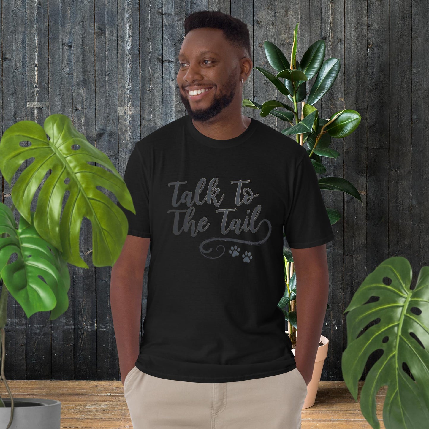 Fala Com a Cauda | T-Shirt Sassy para Amantes de Animais de Estimação