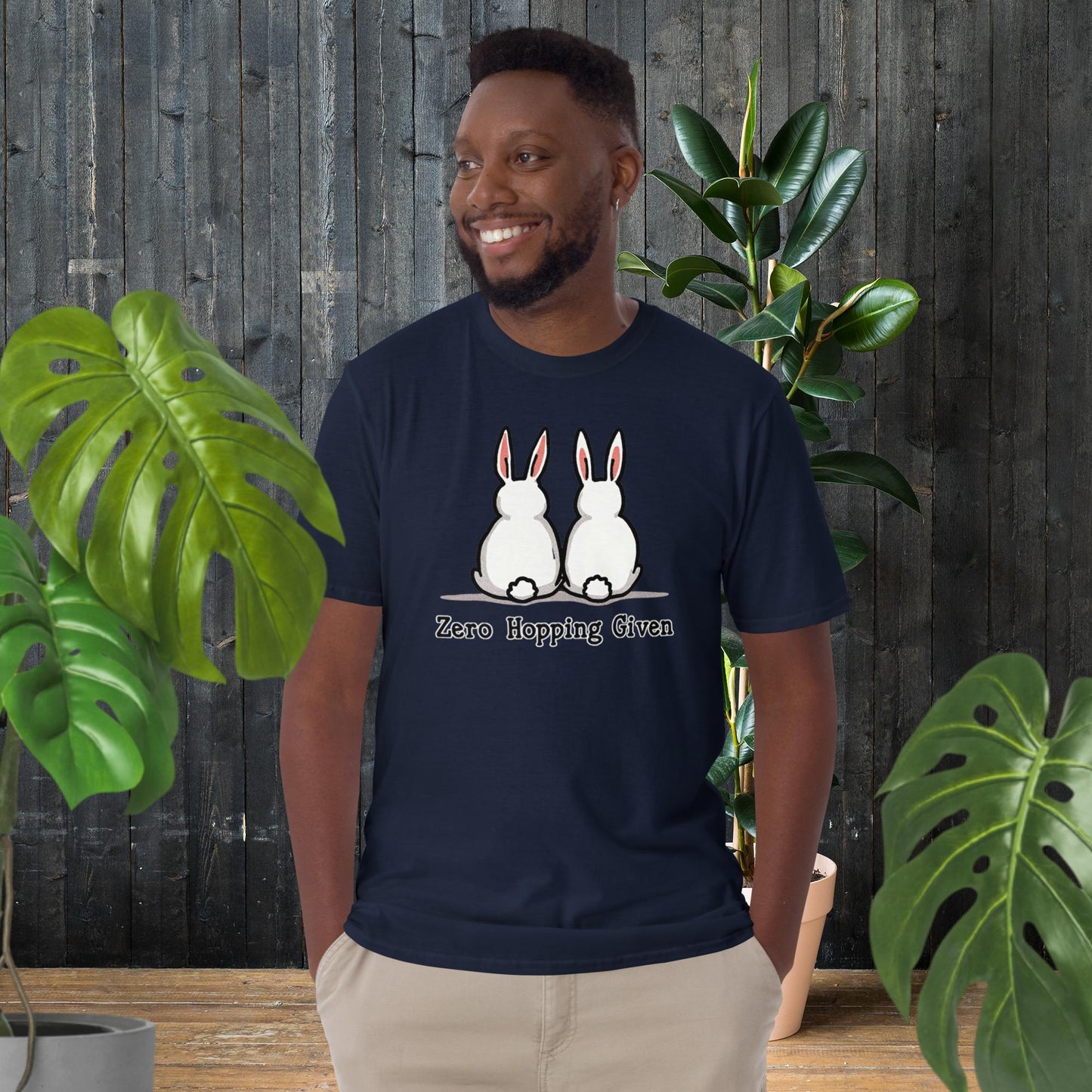 Zero Hopping Given | Funny Rabbit T-Shirt