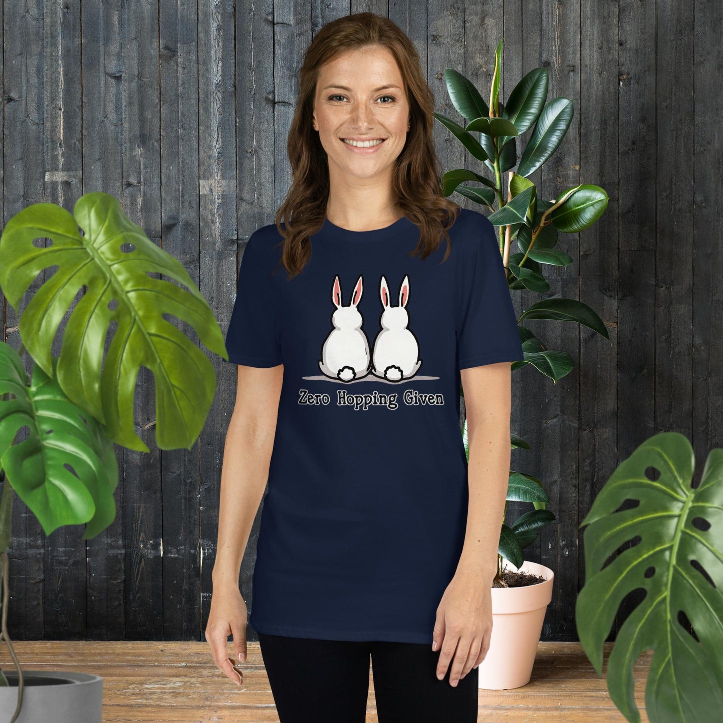 Zero Hopping Given | Funny Rabbit T-Shirt