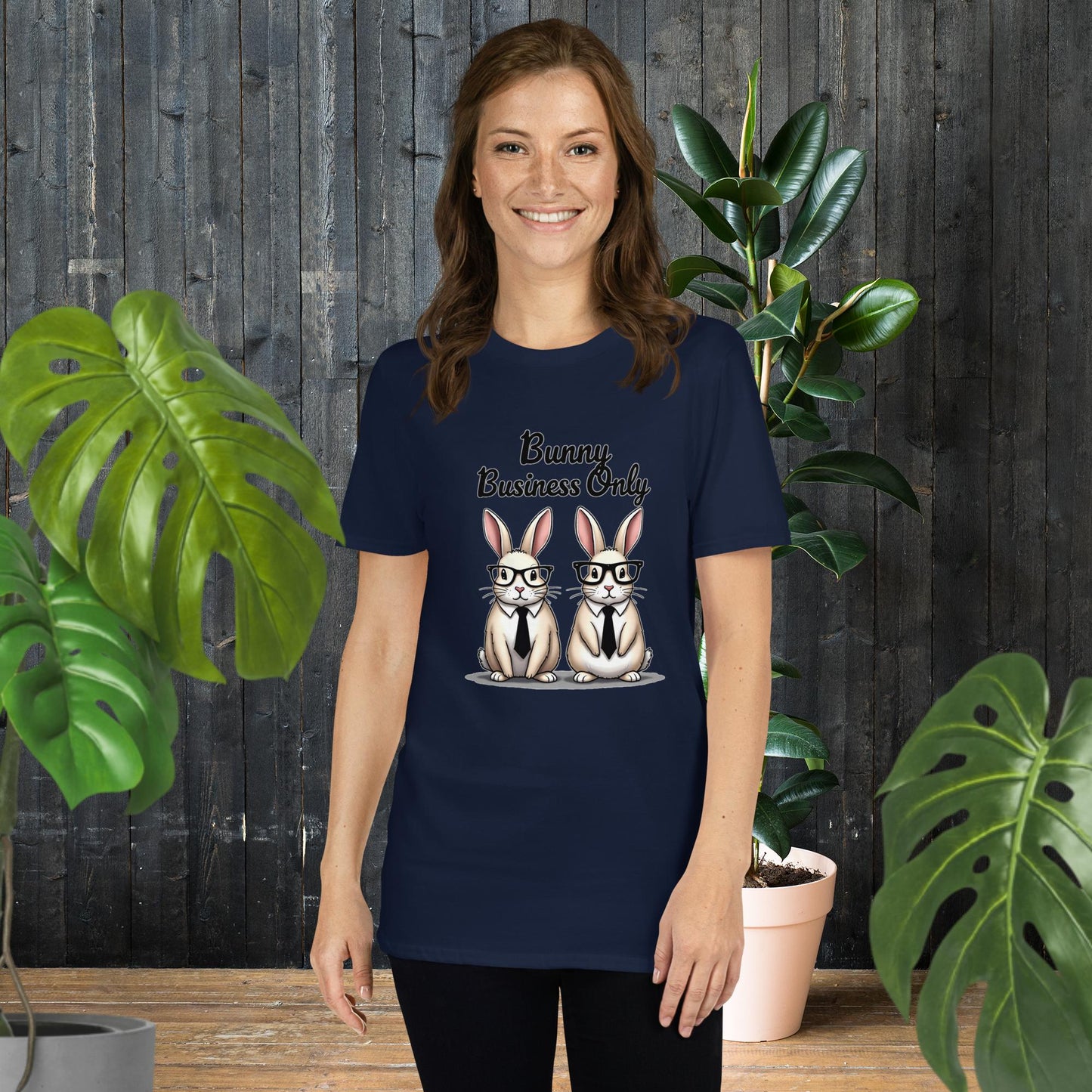 Lapins uniquement | T-shirt professionnel amusant avec un lapin