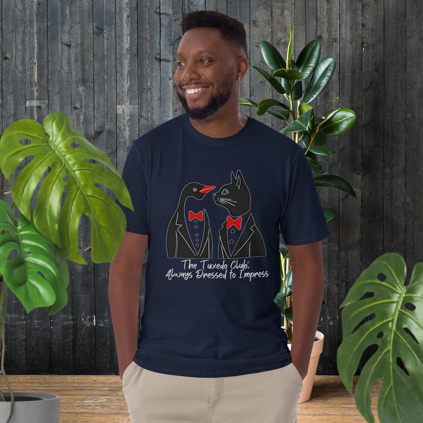 The Tuxedo Club | Katze & Pinguin T-Shirt