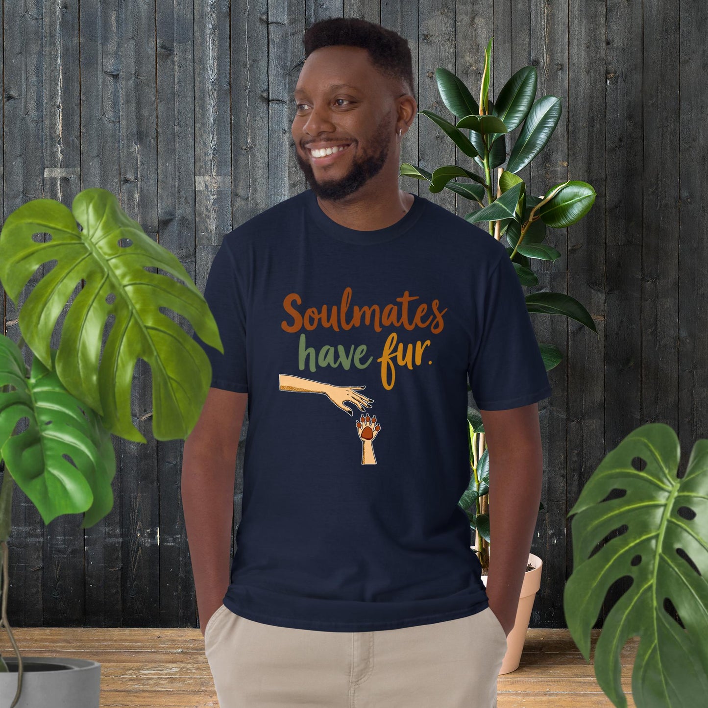 Seelenverwandter hat Fell | Haustierliebhaber T-Shirt