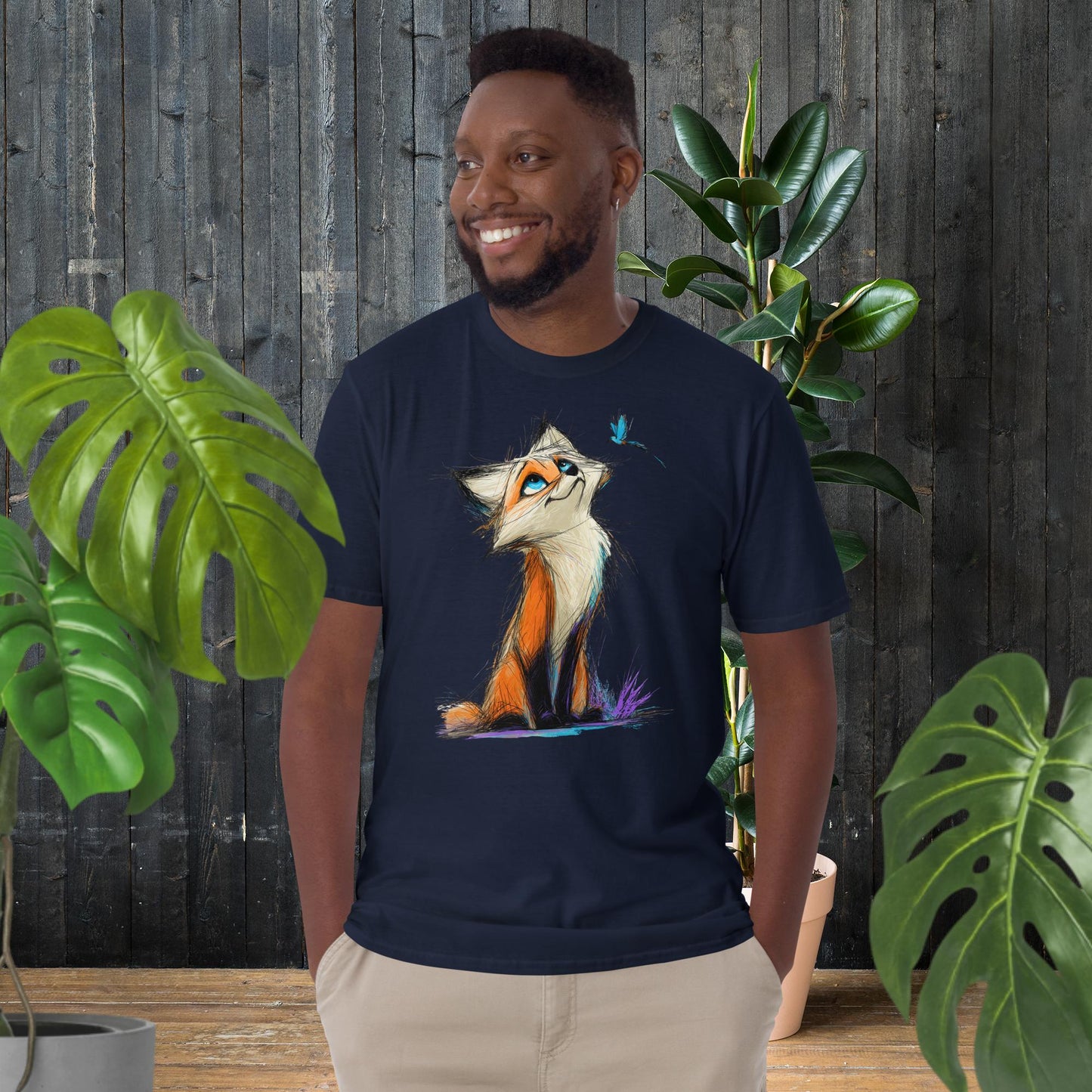 Wild at Heart | Whimsical Fox T-Shirt