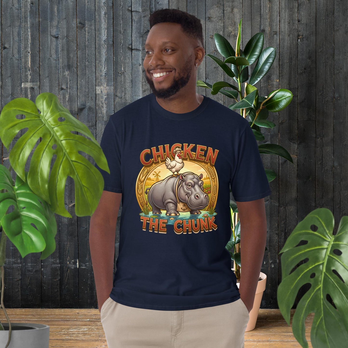 Chicken the Chunk | Chicken and Hippo T-Shirt