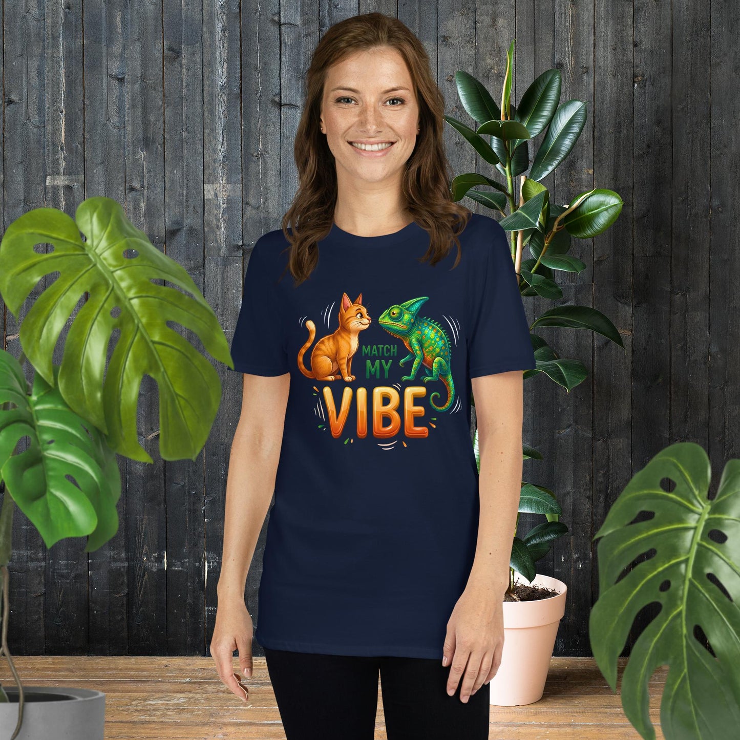 Combina com a Minha Vibe | Camiseta Engraçada de Animal