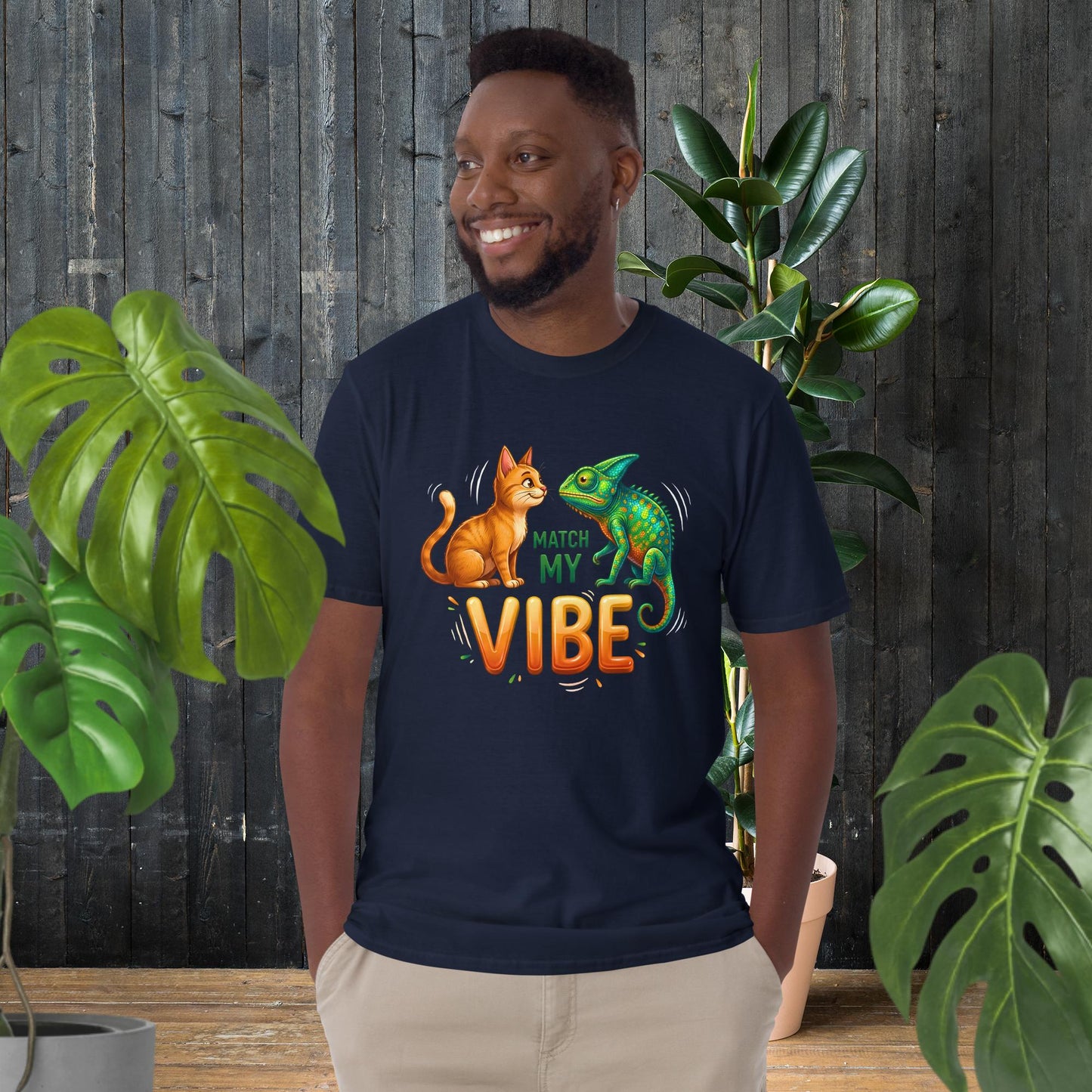 Combina com a Minha Vibe | Camiseta Engraçada de Animal