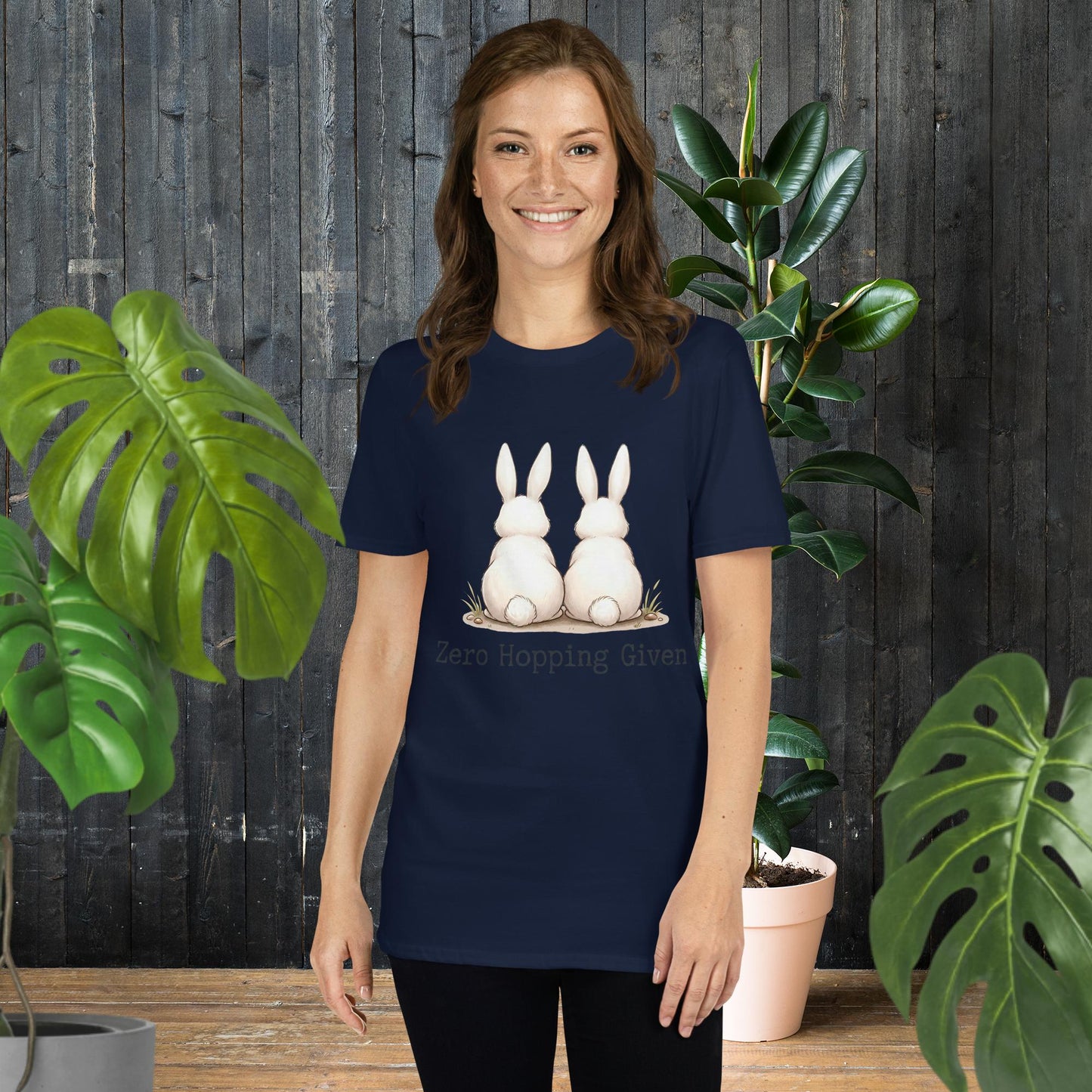 Zero Hopping Given | Lustiges Hasen-T-Shirt