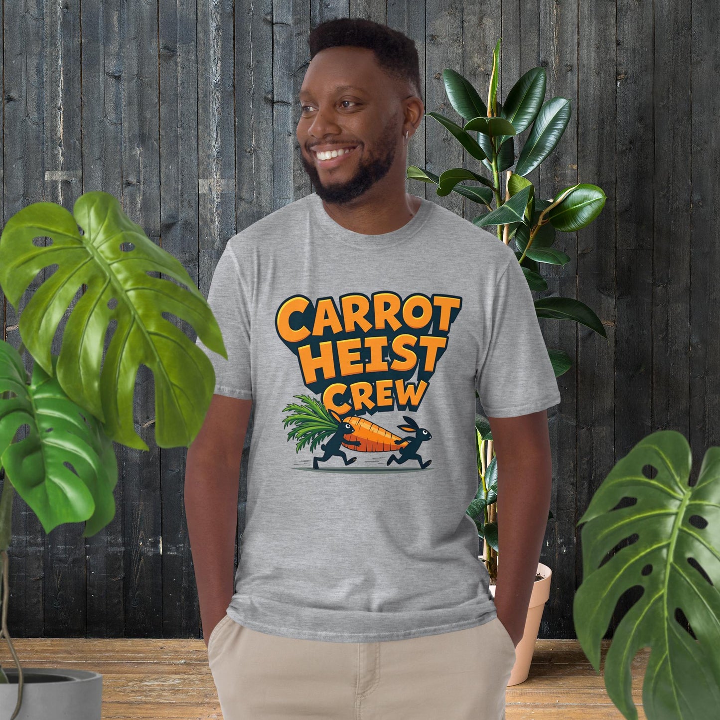 Équipe de Vol de Carottes | T-shirt Lapin Amusant et Énergique