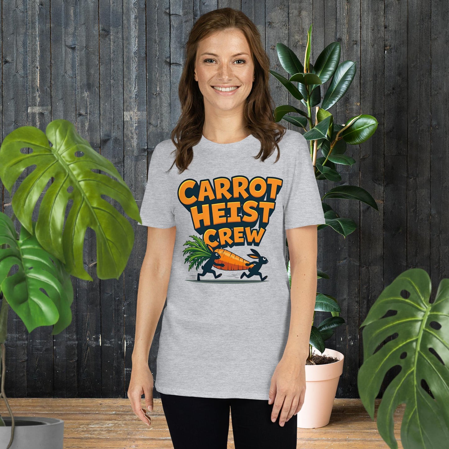 Équipe de Vol de Carottes | T-shirt Lapin Amusant et Énergique