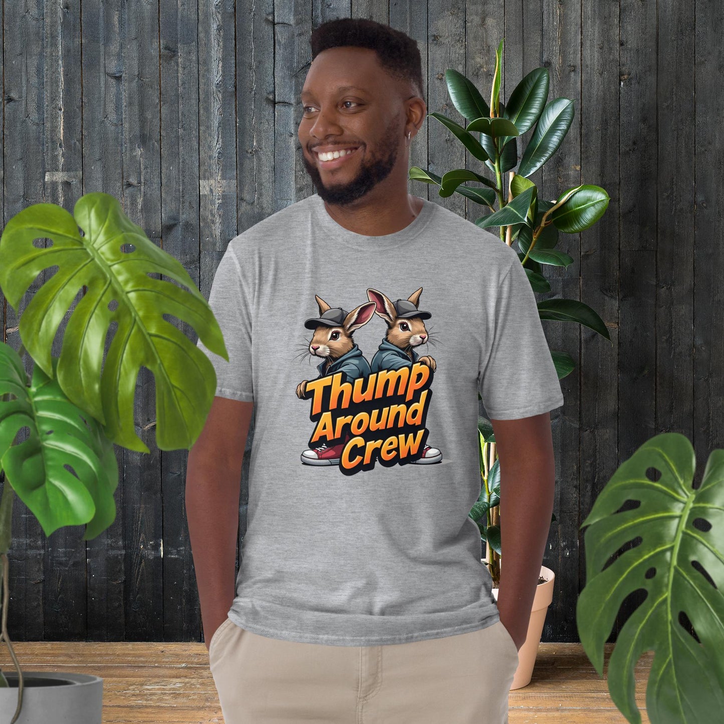 Thump Around Crew | T-shirt lapin hip-hop urbain