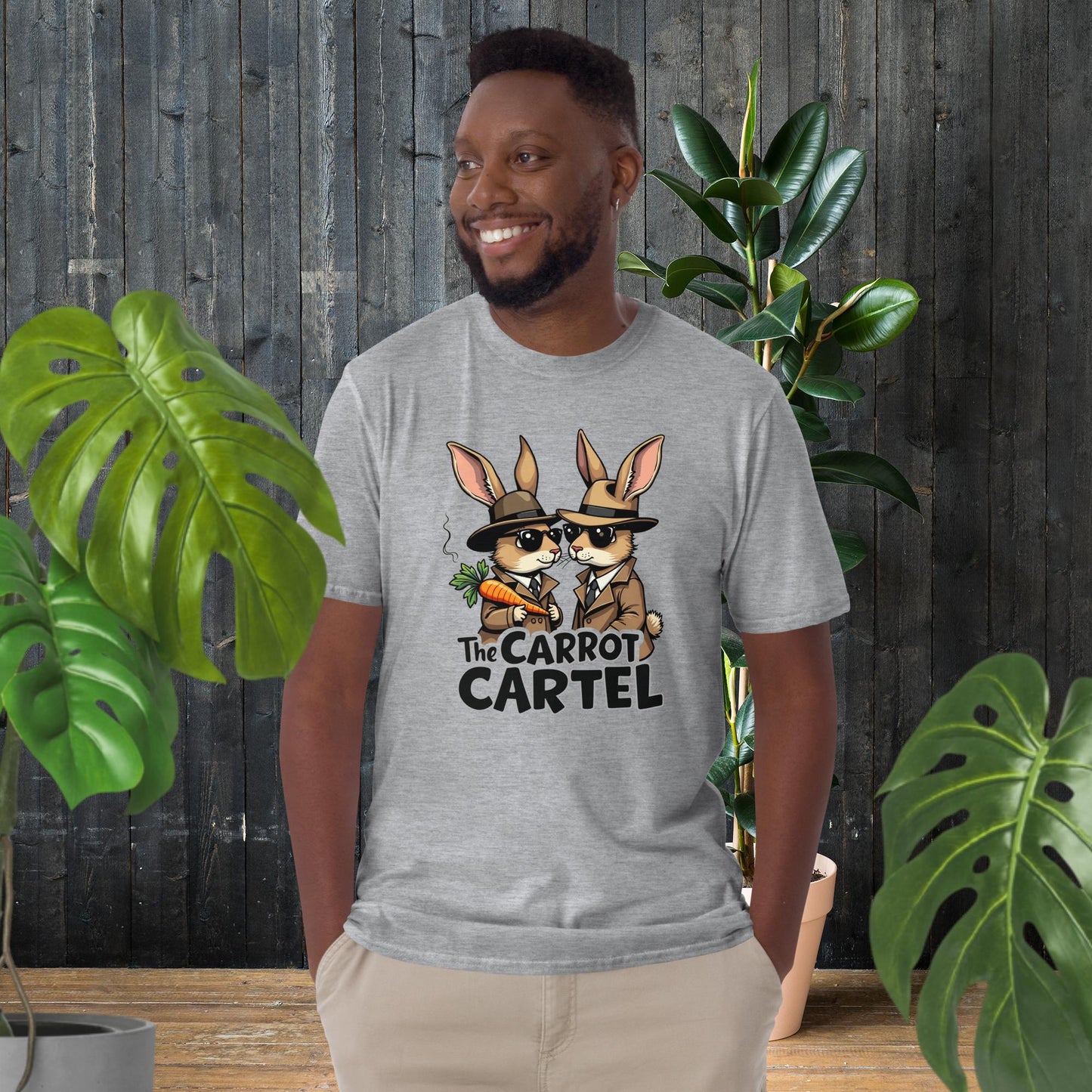 Le Cartel de la Carotte | Drôle de T-shirt Lapin Détective
