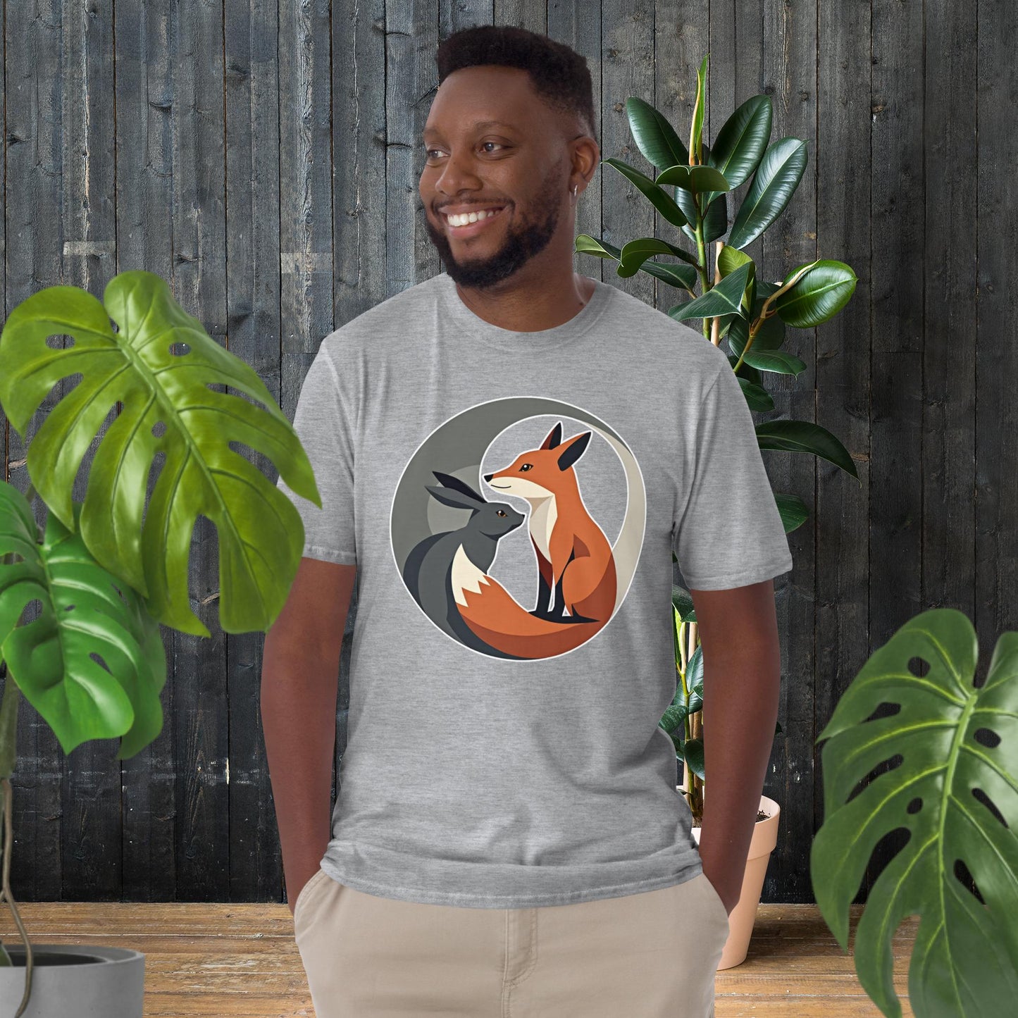 Woodland Animal | Fox and Hare T-Shirt