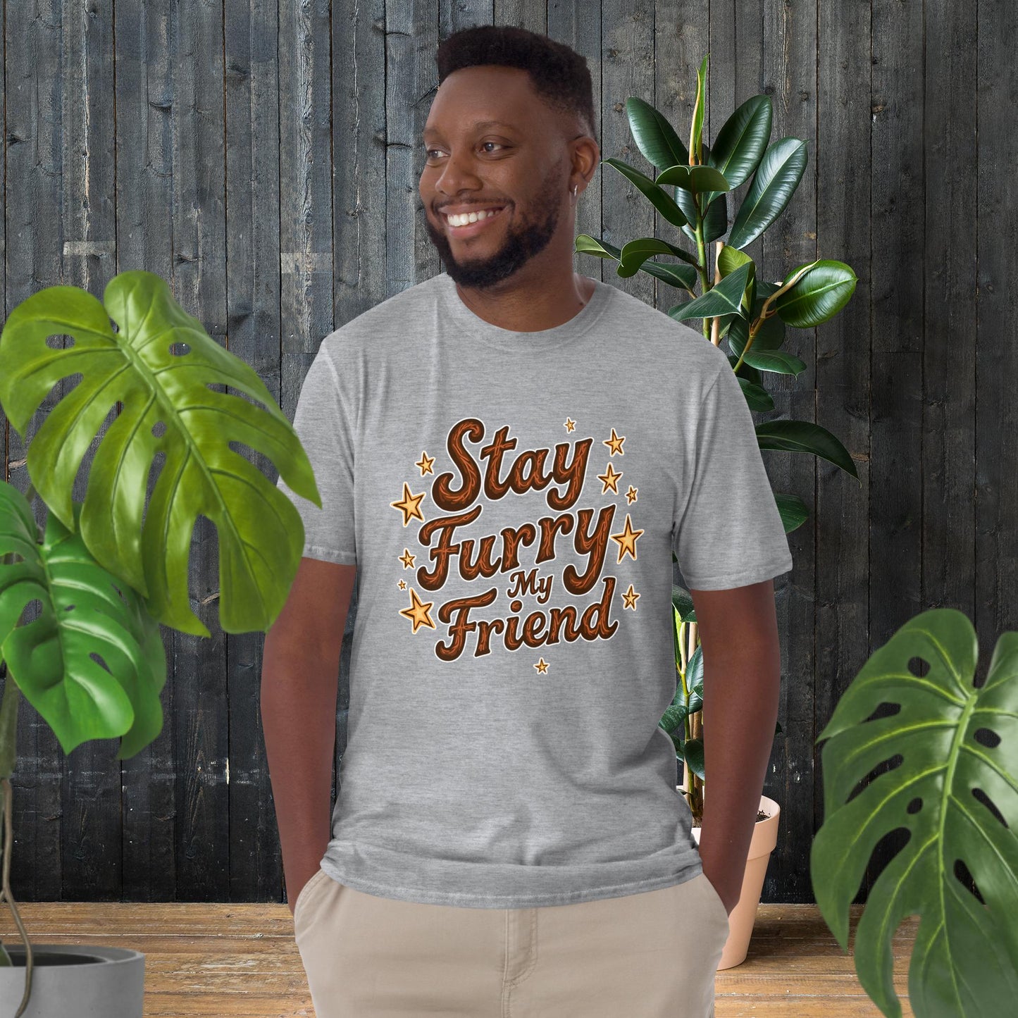 Reste poilu, mon ami | T-shirt pour amoureux des animaux