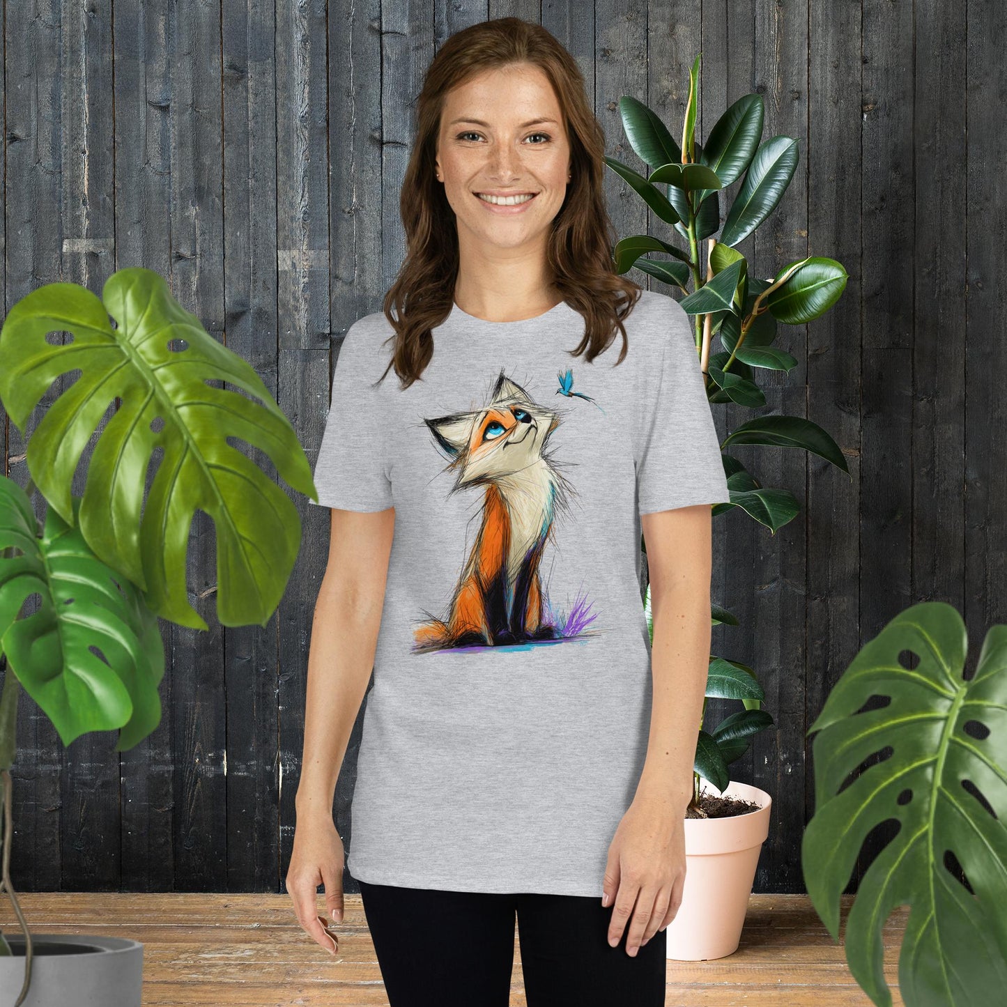 Wild at Heart | Whimsical Fox T-Shirt