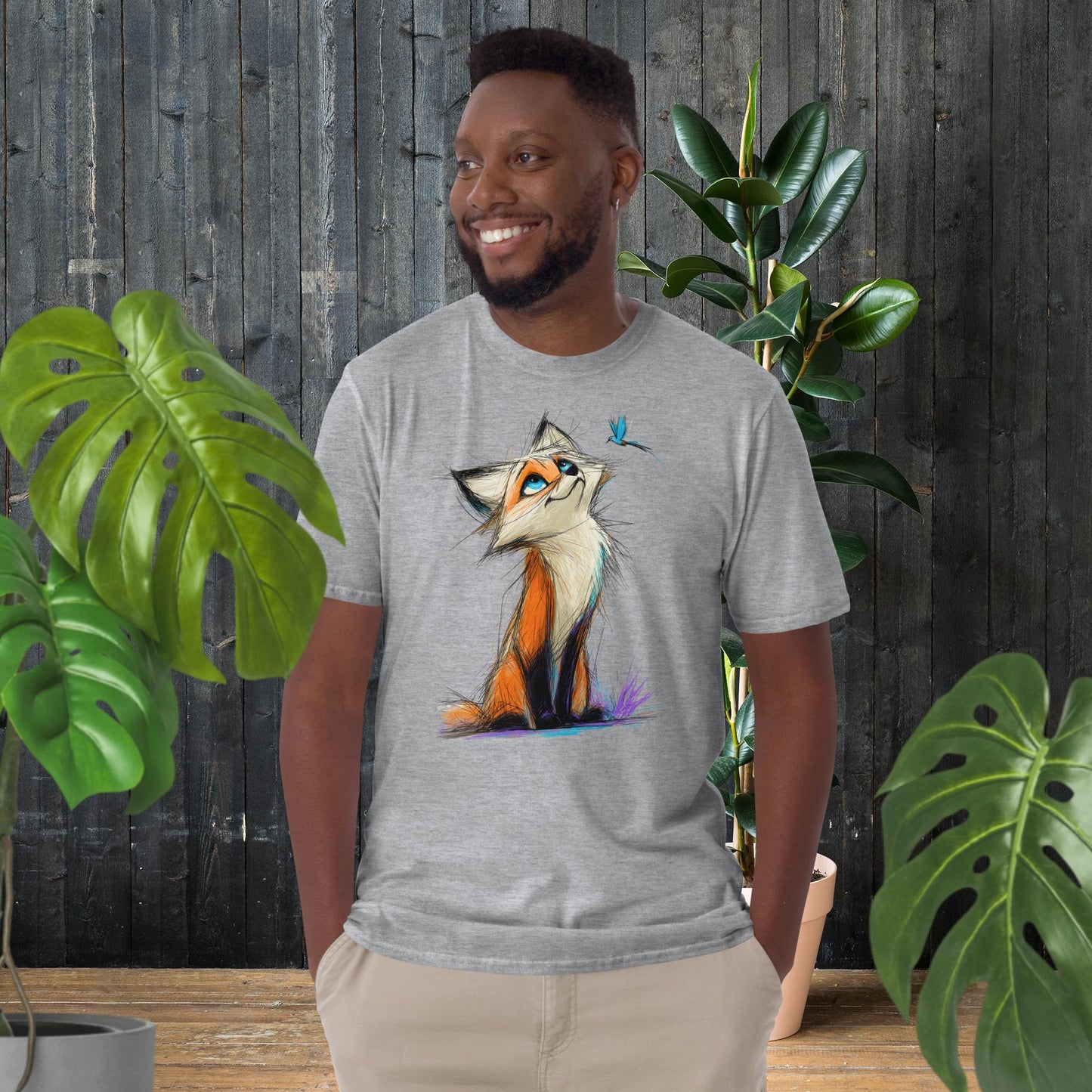 Wild at Heart | Whimsical Fox T-Shirt