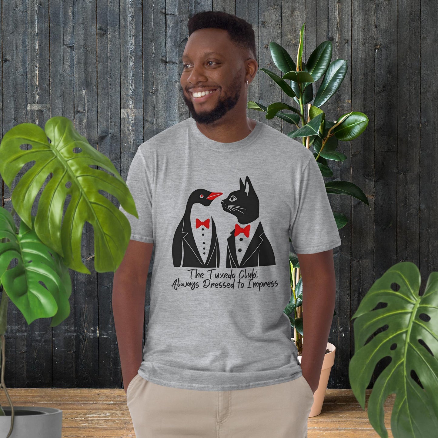 The Tuxedo Club | Katze & Pinguin T-Shirt