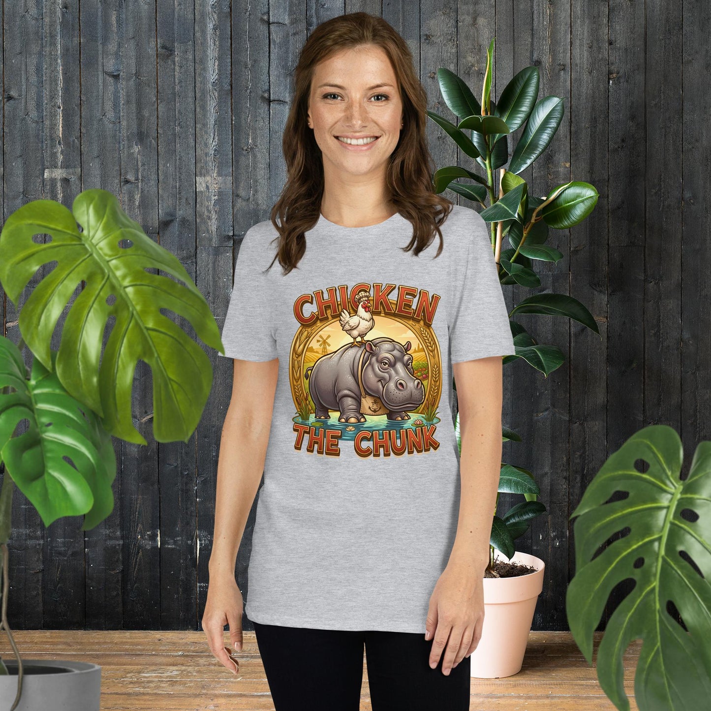 Chicken the Chunk | Chicken and Hippo T-Shirt