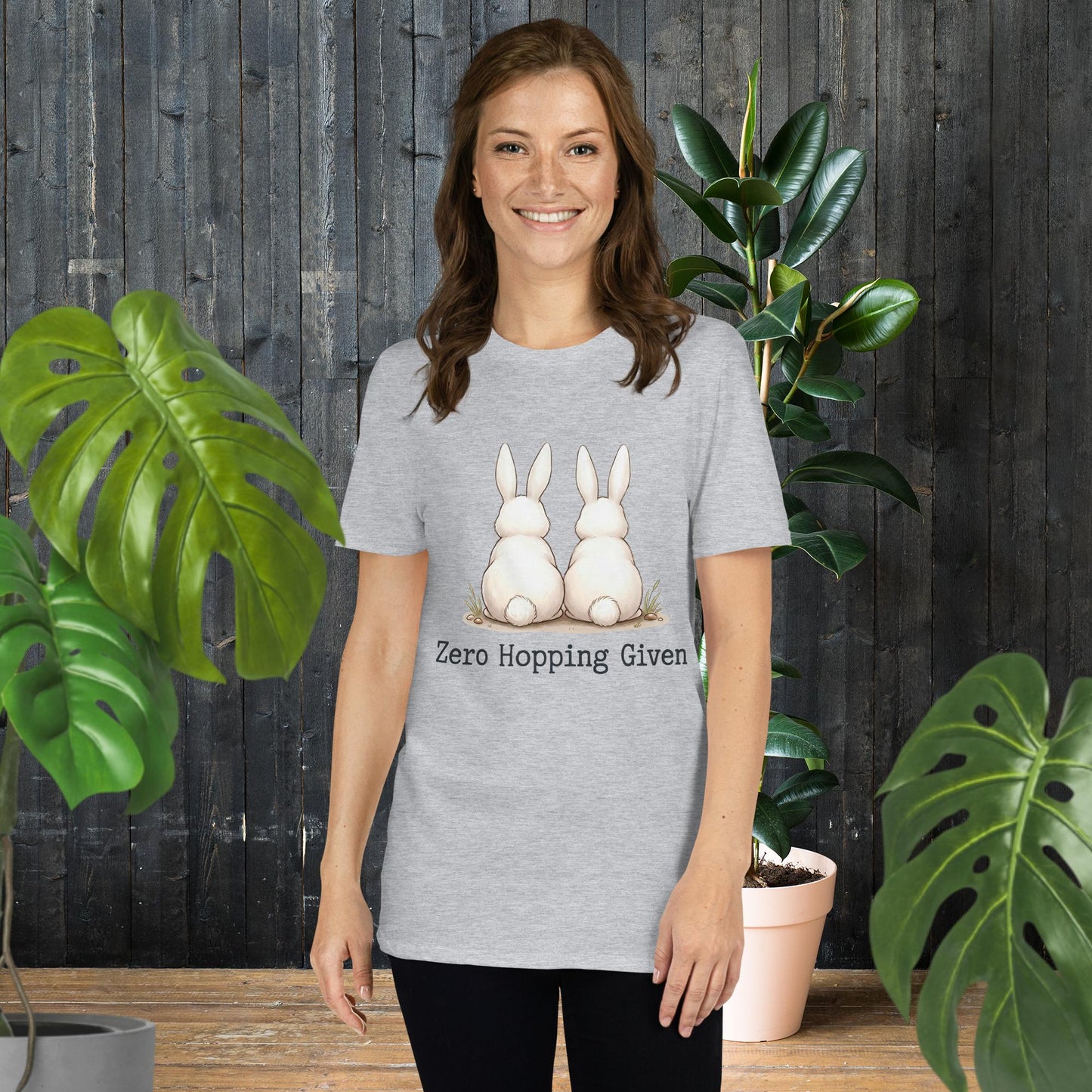 Zero Hopping Given | Lustiges Hasen-T-Shirt