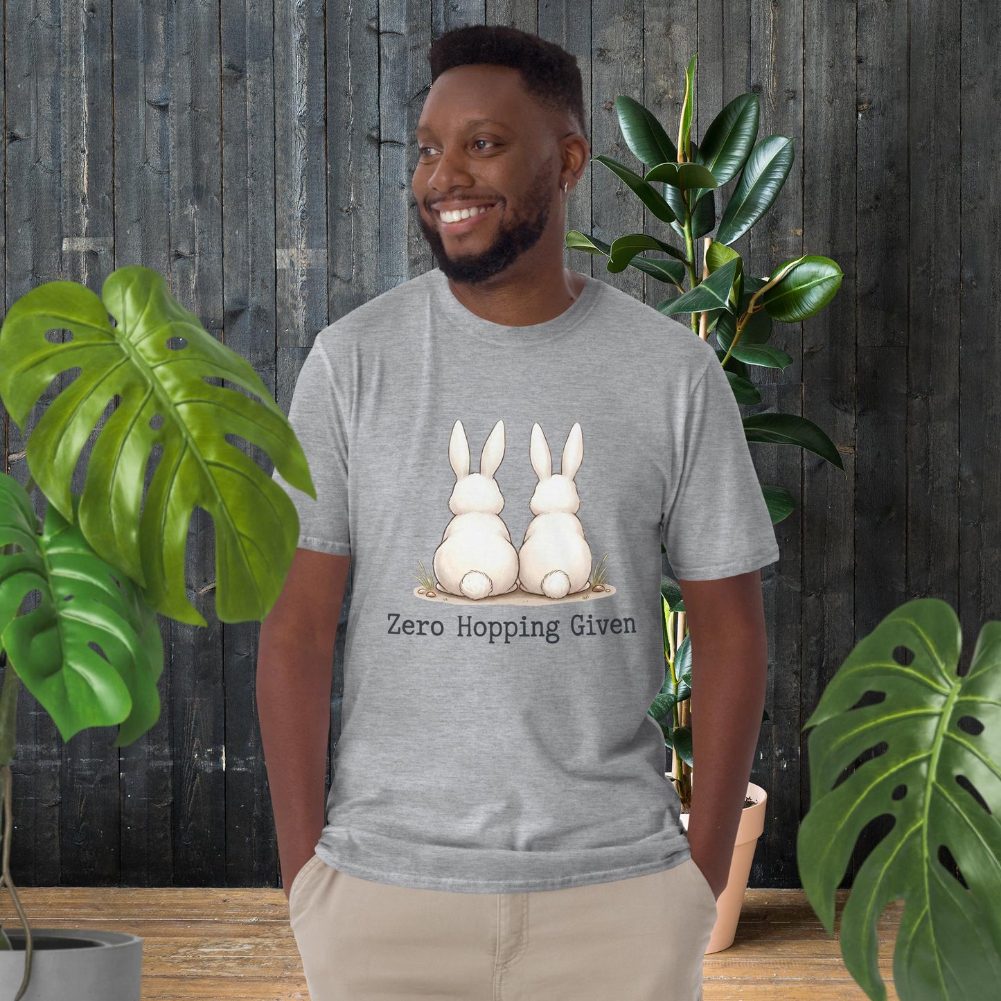 Zero Hopping Given | Lustiges Hasen-T-Shirt