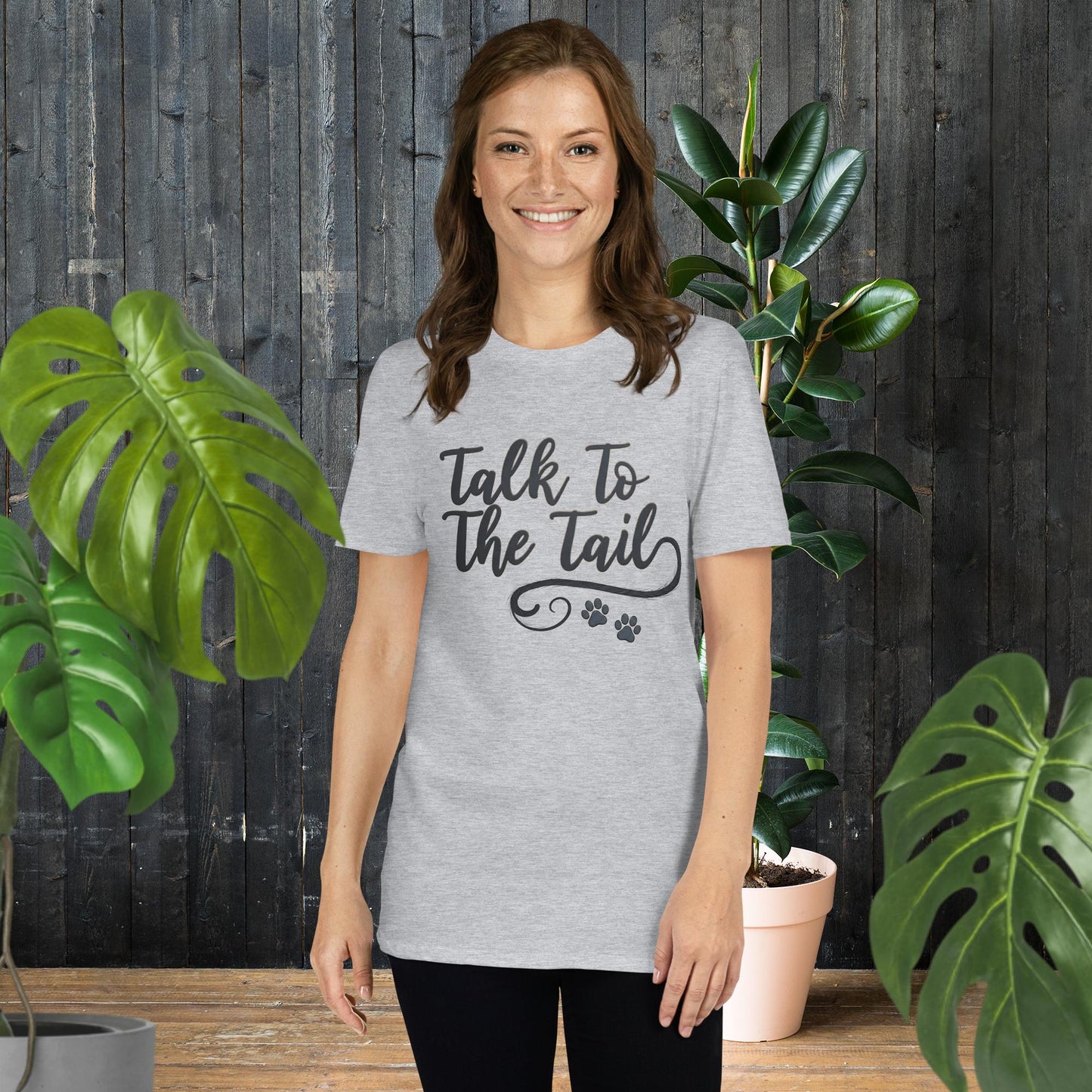 Fala Com a Cauda | T-Shirt Sassy para Amantes de Animais de Estimação