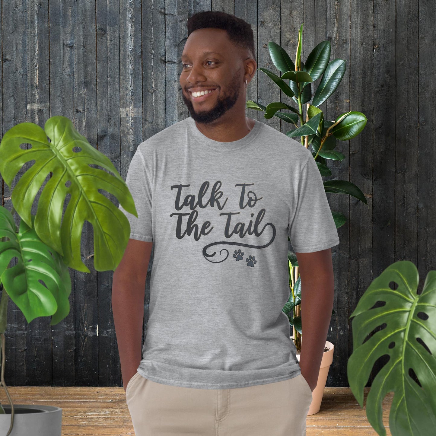 Fala Com a Cauda | T-Shirt Sassy para Amantes de Animais de Estimação
