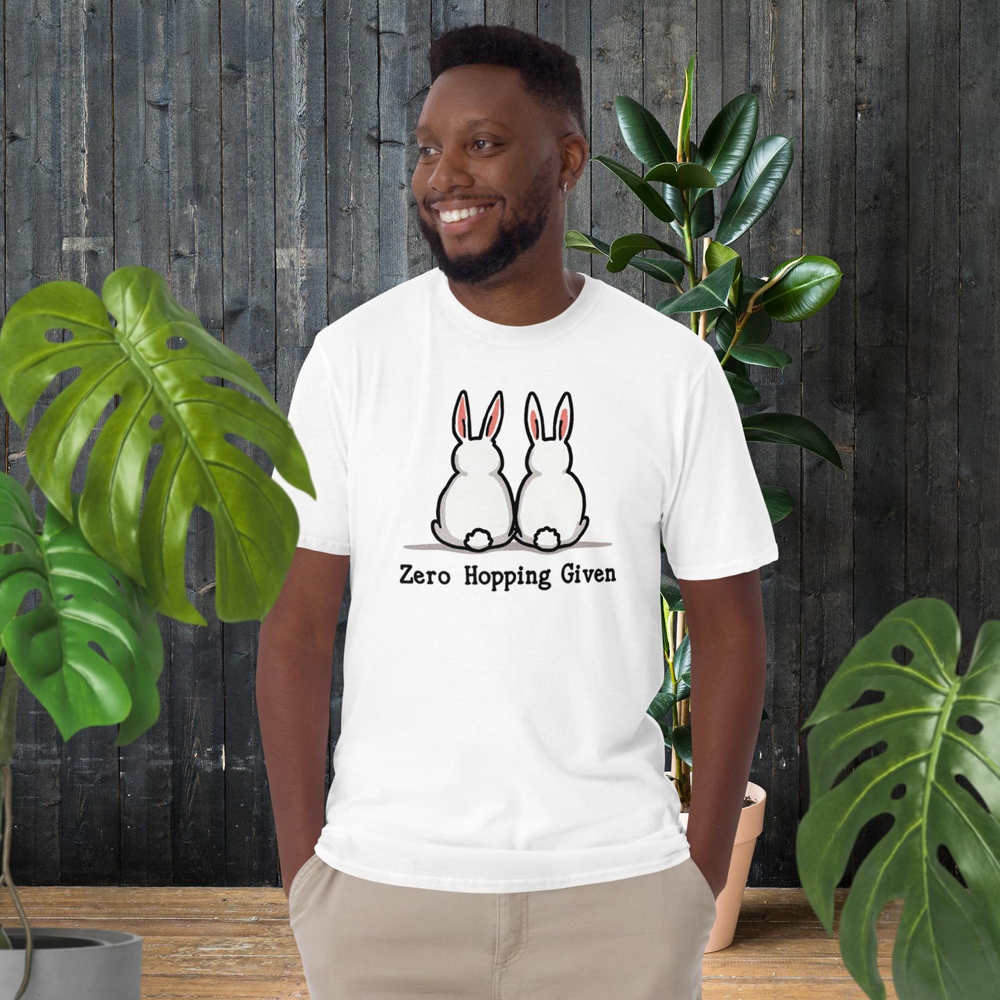 Zero Hopping Given | Funny Rabbit T-Shirt