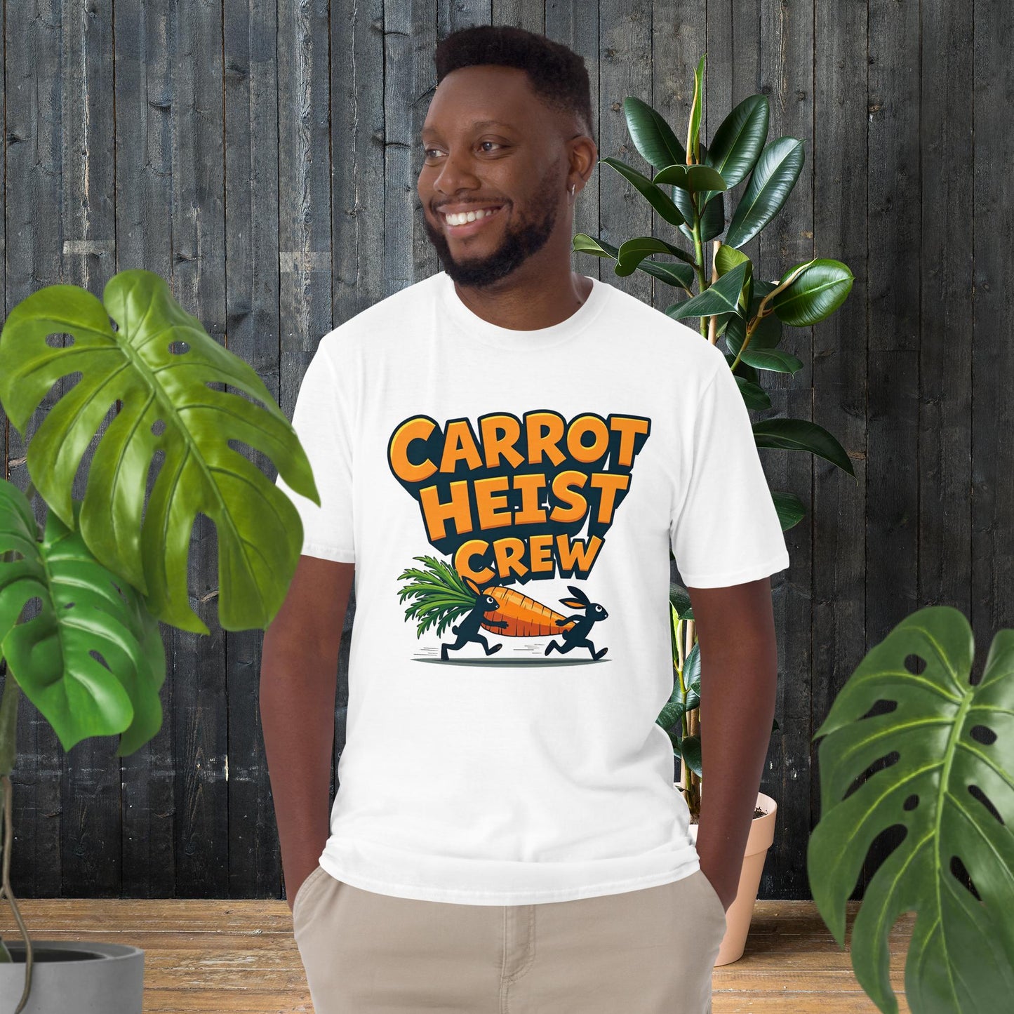 Équipe de Vol de Carottes | T-shirt Lapin Amusant et Énergique