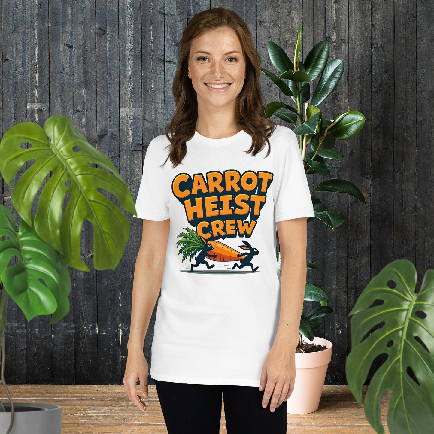 Équipe de Vol de Carottes | T-shirt Lapin Amusant et Énergique