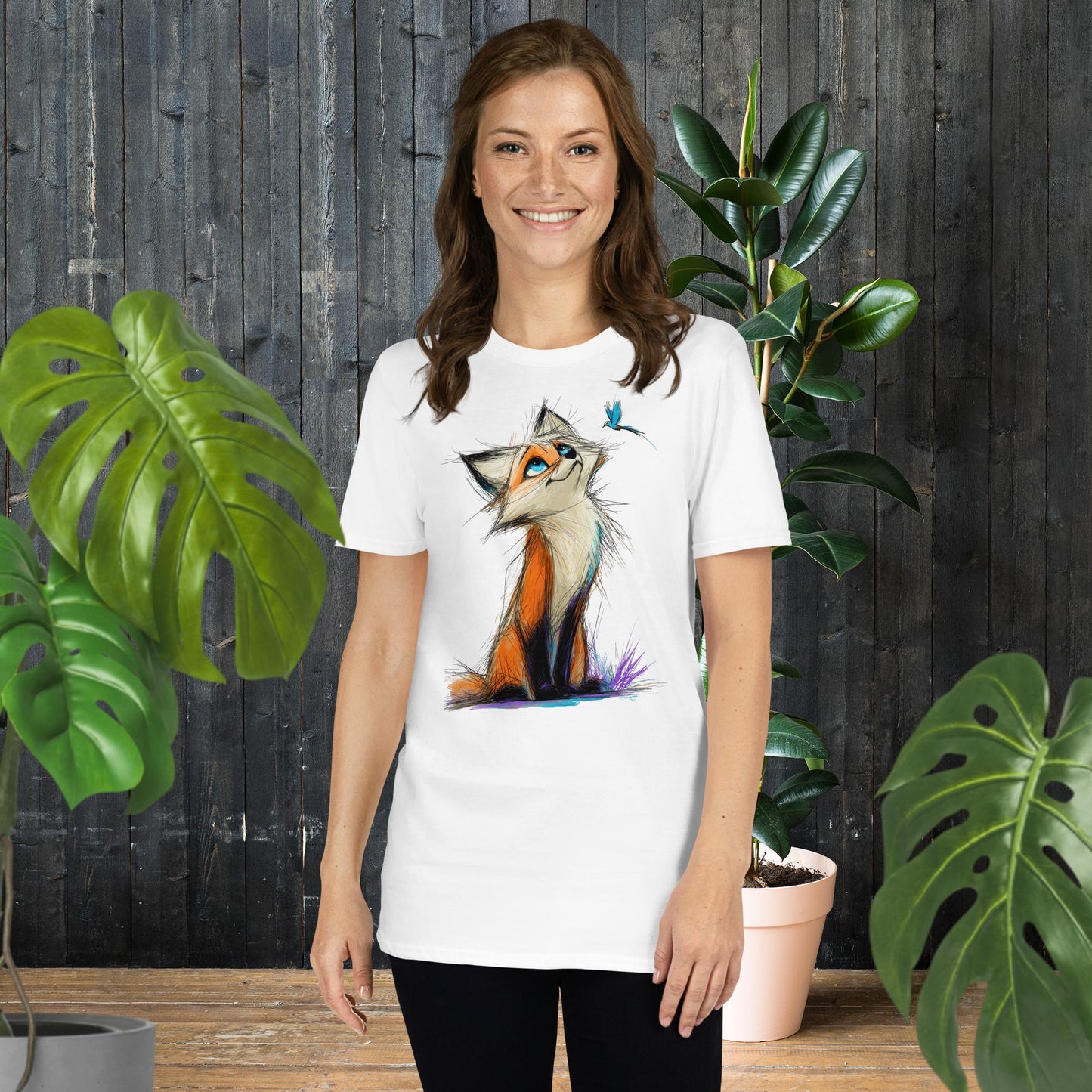 Wild at Heart | Whimsical Fox T-Shirt